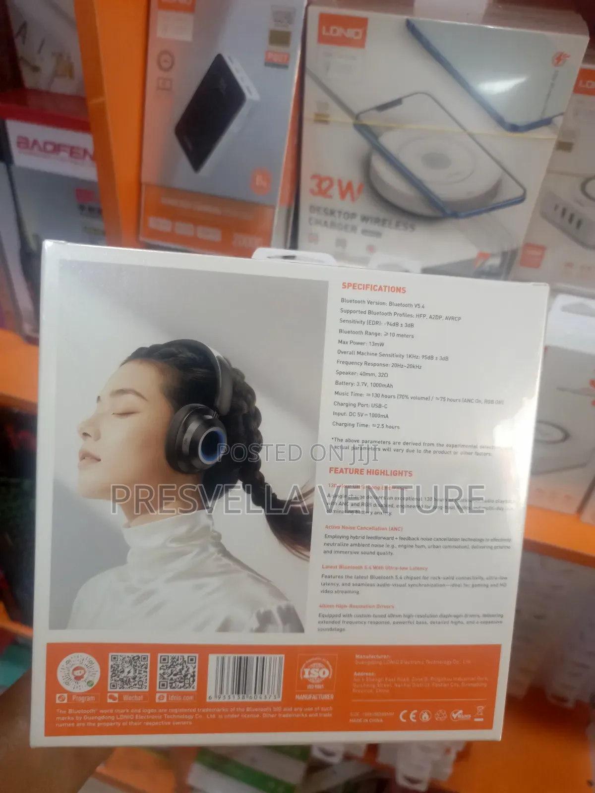 Ldnio Bluetooth Headphones (H01) on Ear Wireless Headphones