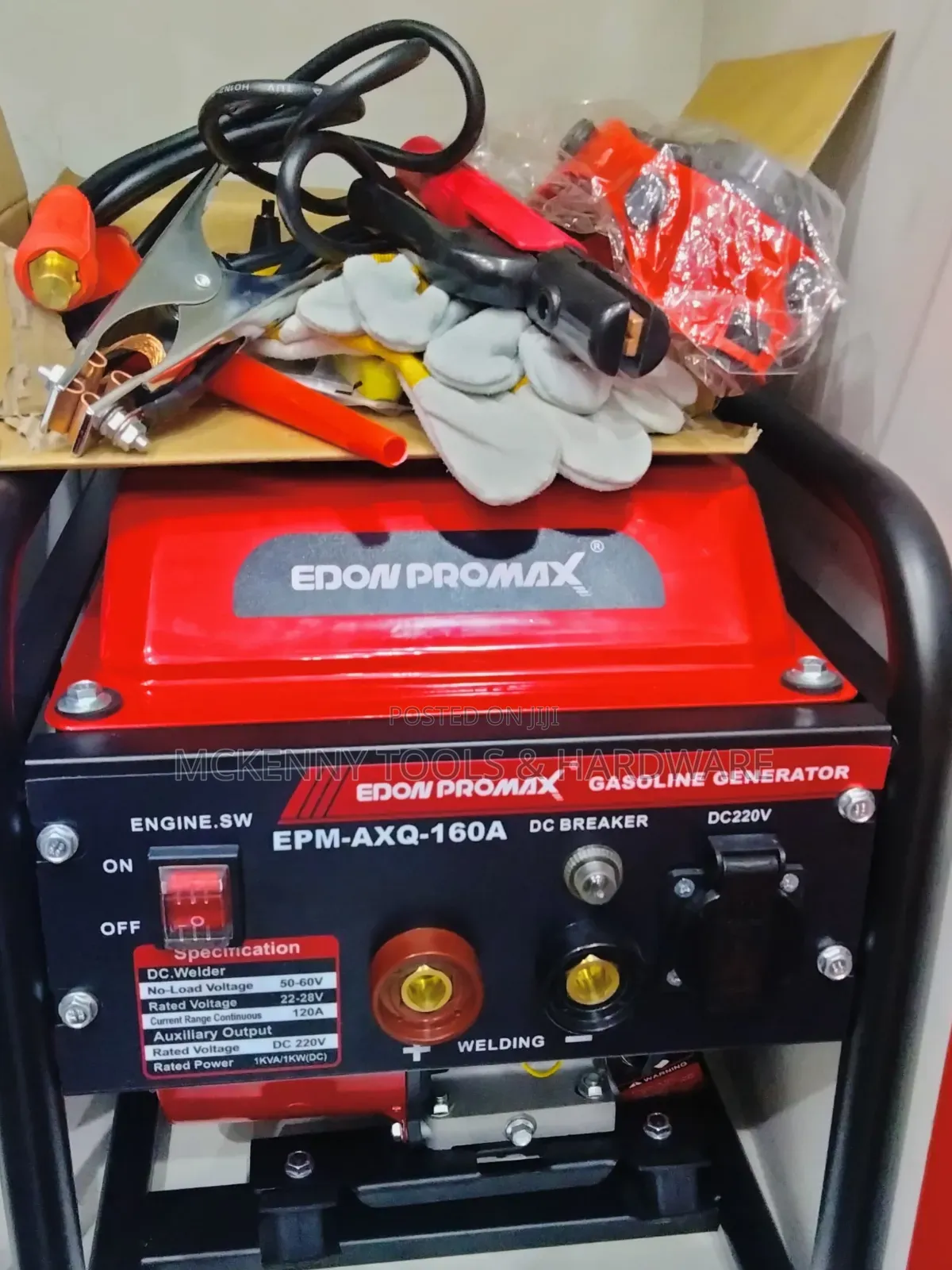 Brand New Edon Promax 160a Gasoline Welding Generator (Dual Function)