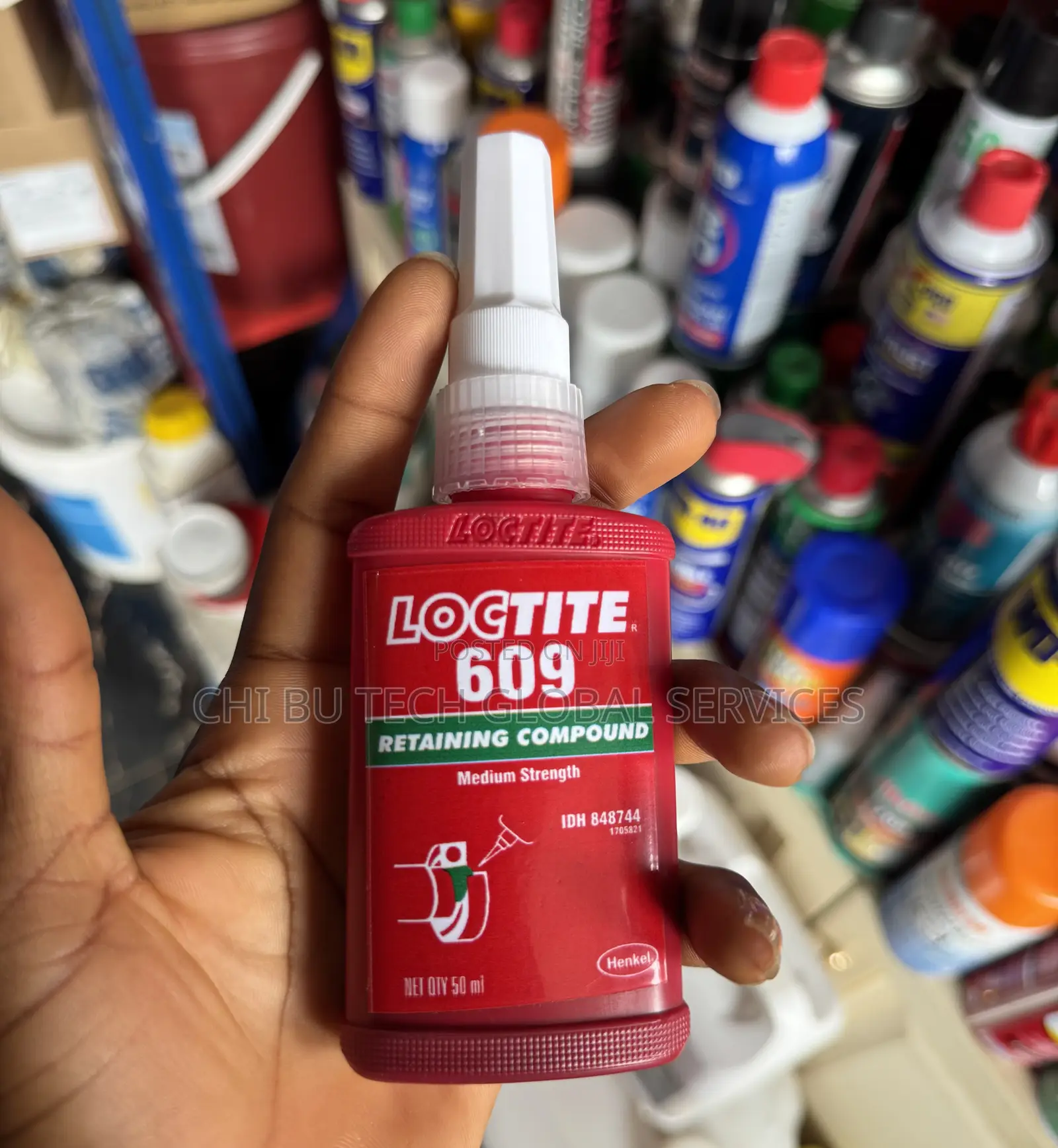 50ml Bottle of Loctite 609 Retaining Compound