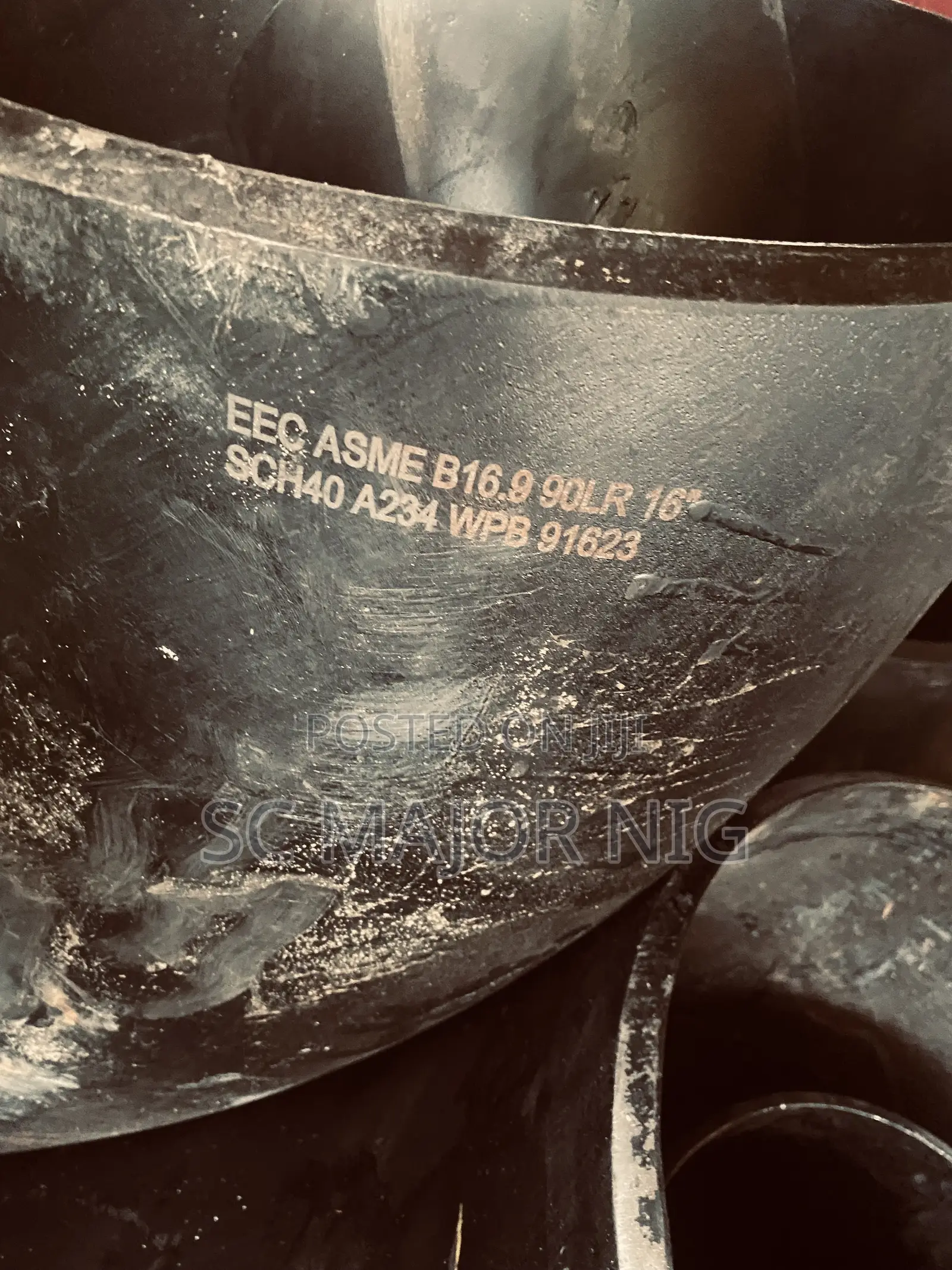 16” 90° Long Radius Welded Elbow Sch40