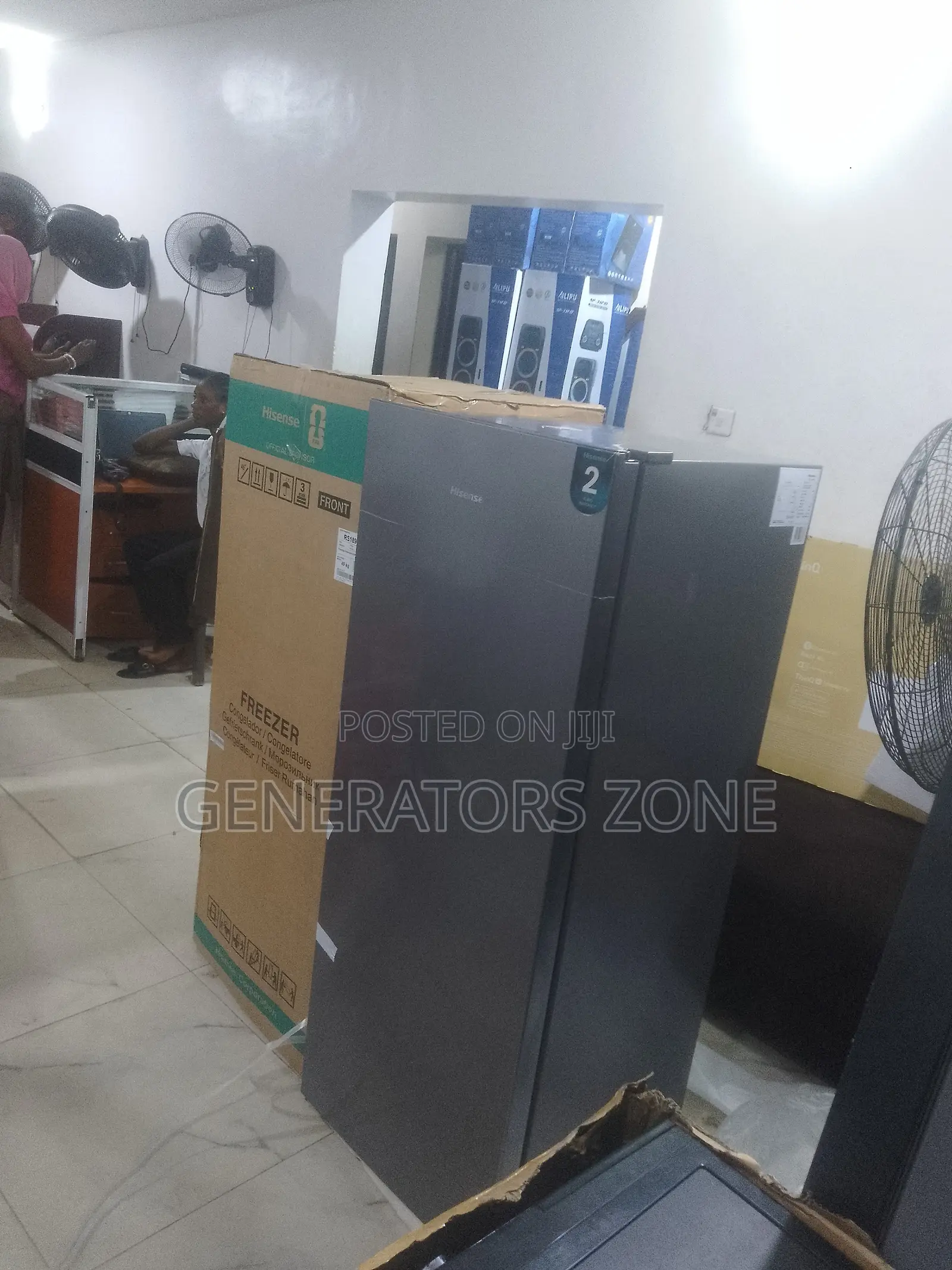 Hisense Upright Standing Freezer Rs-189dr – Silver Finish