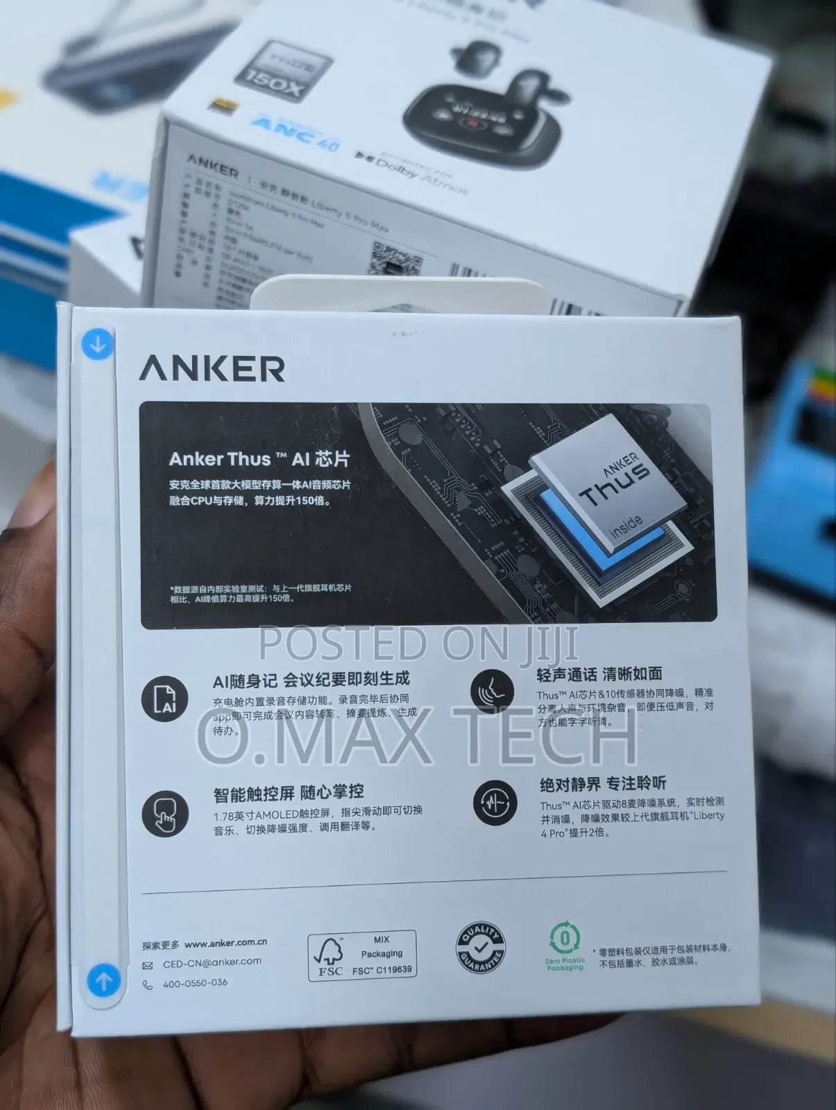 Liberty 5 Pro Max | Earbuds With Ai Note-Taker Smart Case
