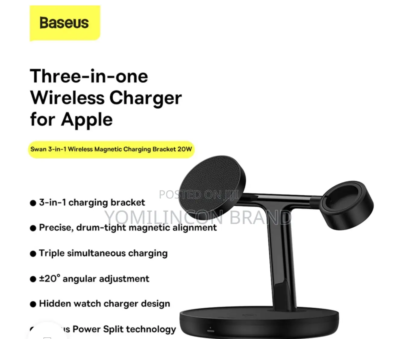 Baseus Swan 3-in-1 Wireless Magnetic Charging.