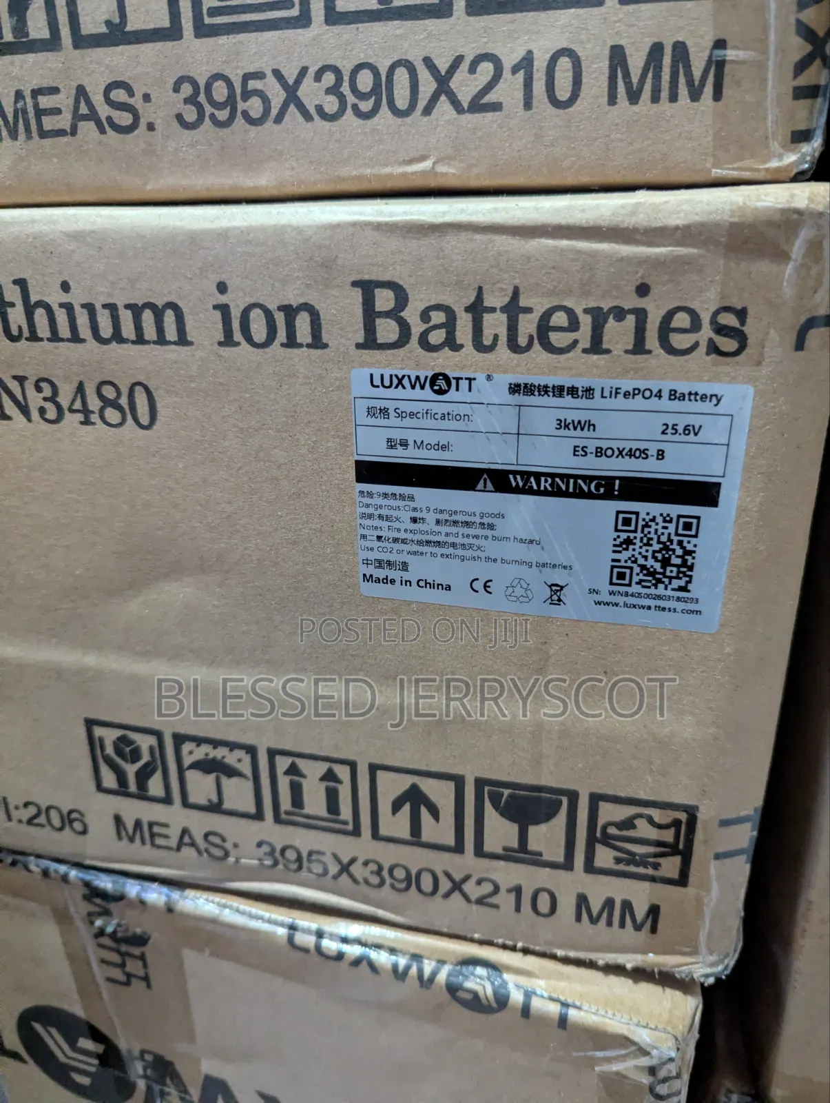 Luxwatt 3kwh 24v Lithium Ion Solar Inverter Batteries in Stock.