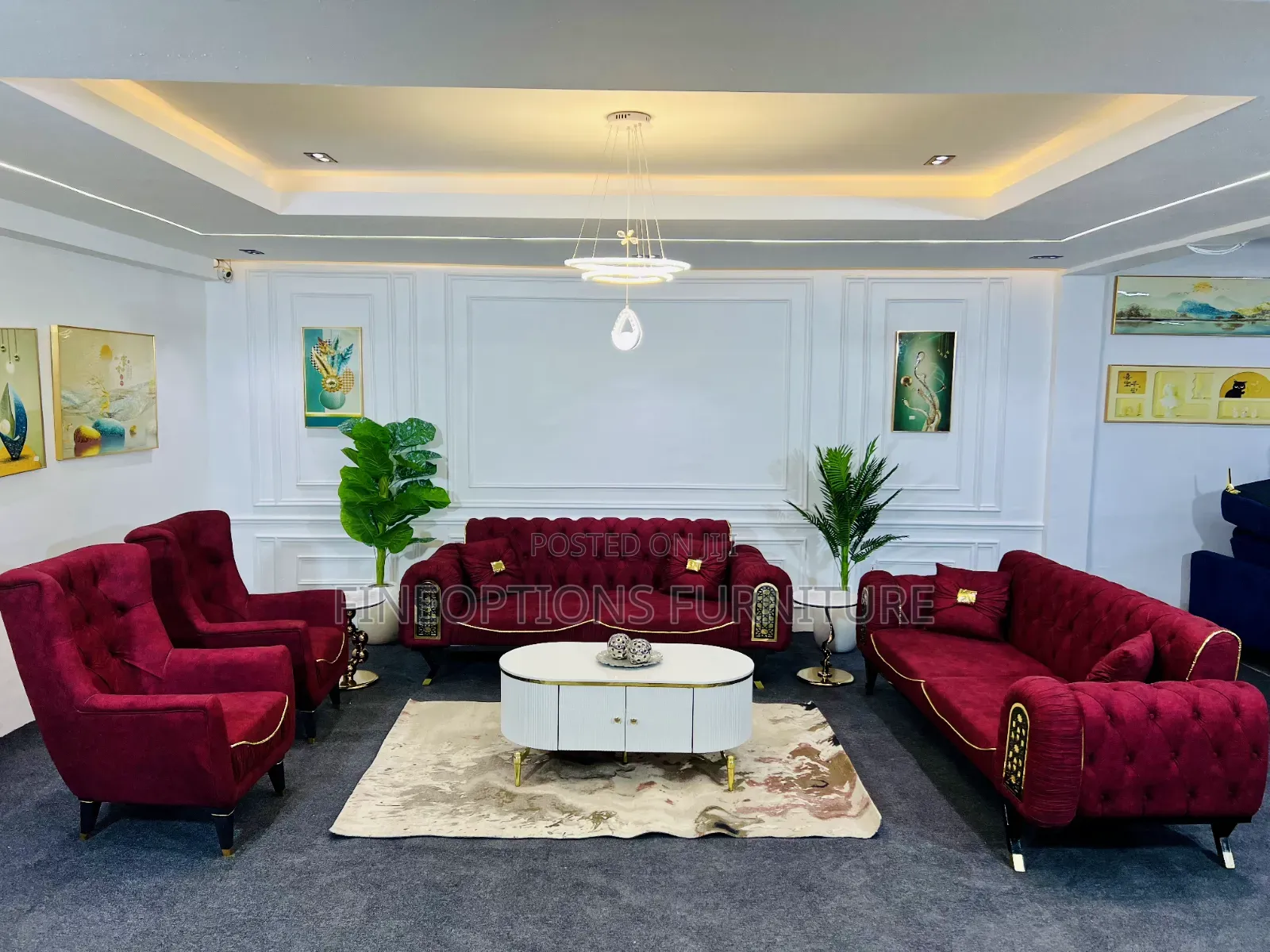 Imperial Ruby Dynasty Sofa
