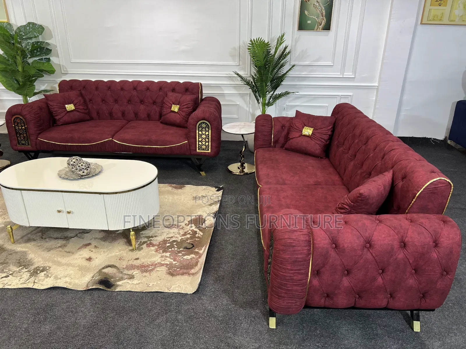 Imperial Ruby Dynasty Sofa