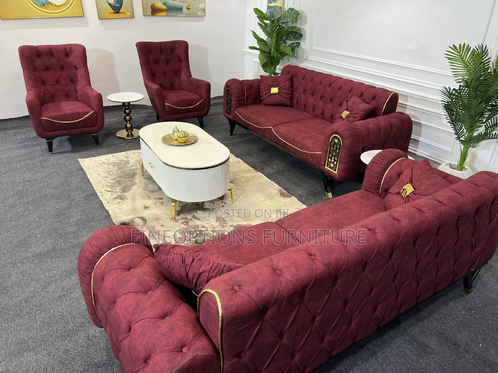 Imperial Ruby Dynasty Sofa