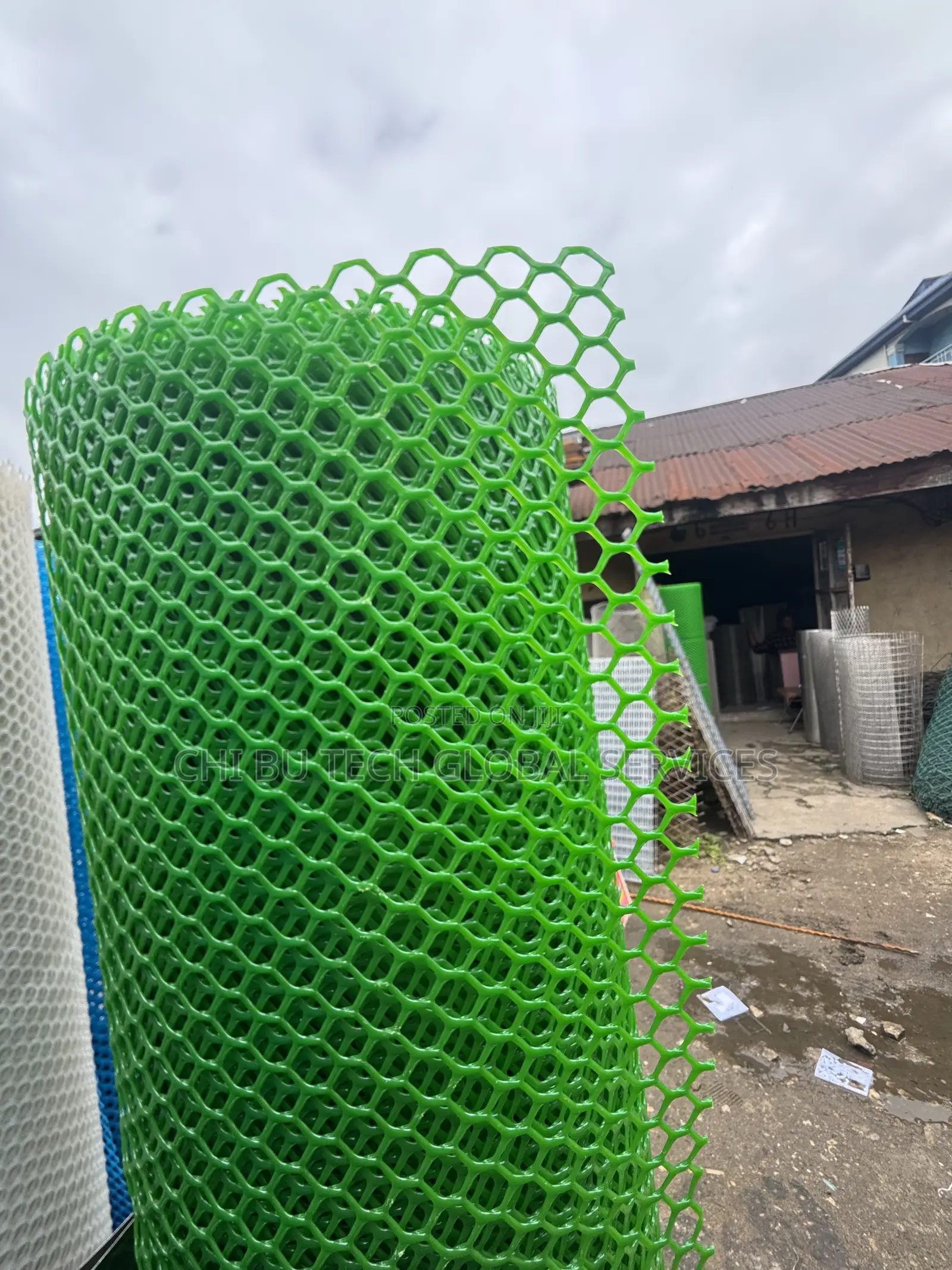 Green Plastic Wire Mesh