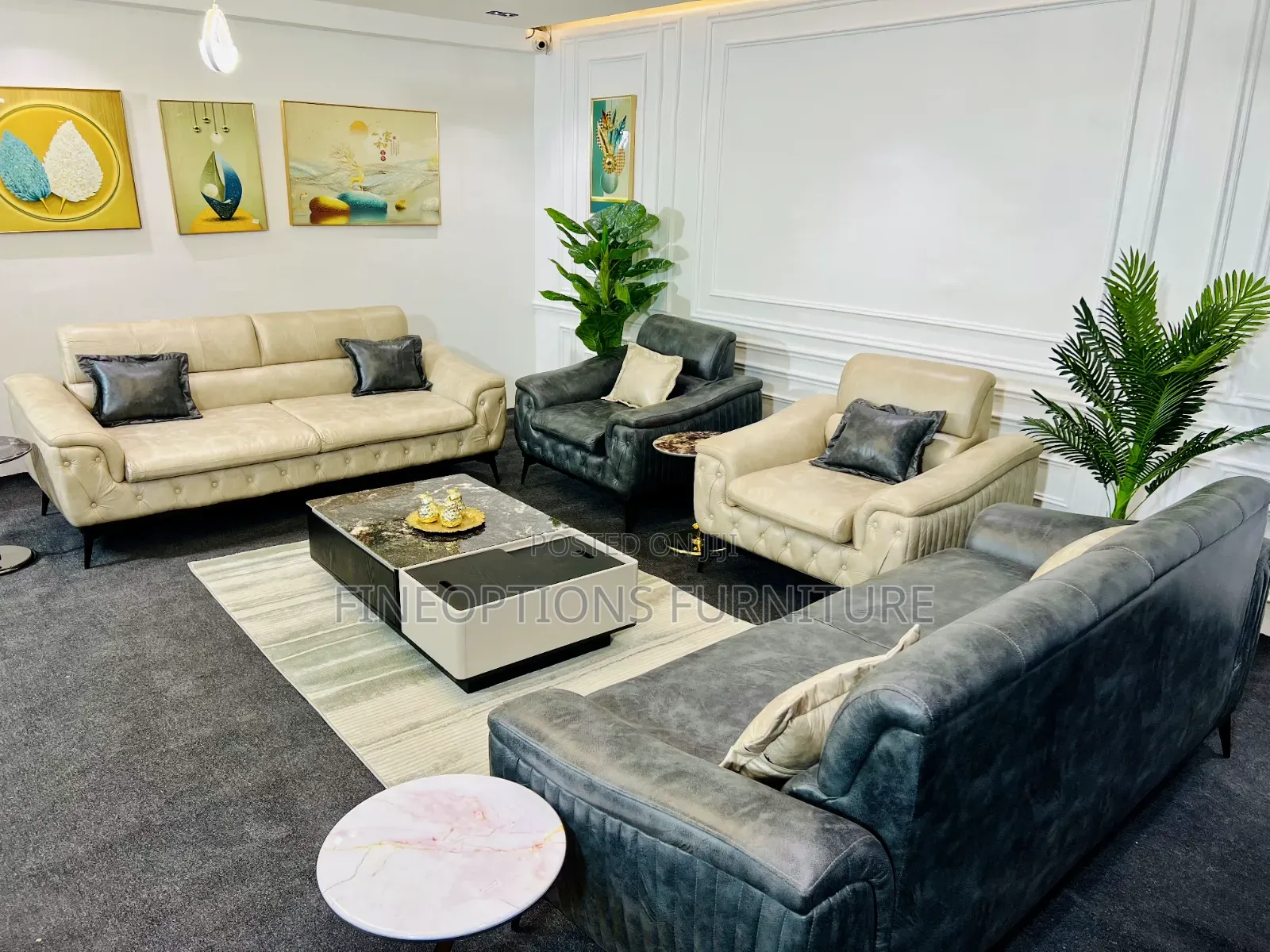 Alabaster Executive Sofa