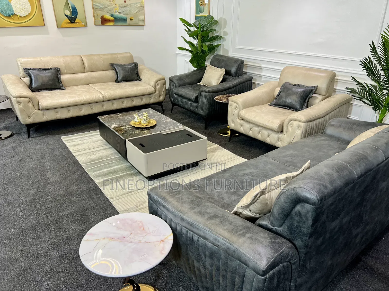 Alabaster Executive Sofa