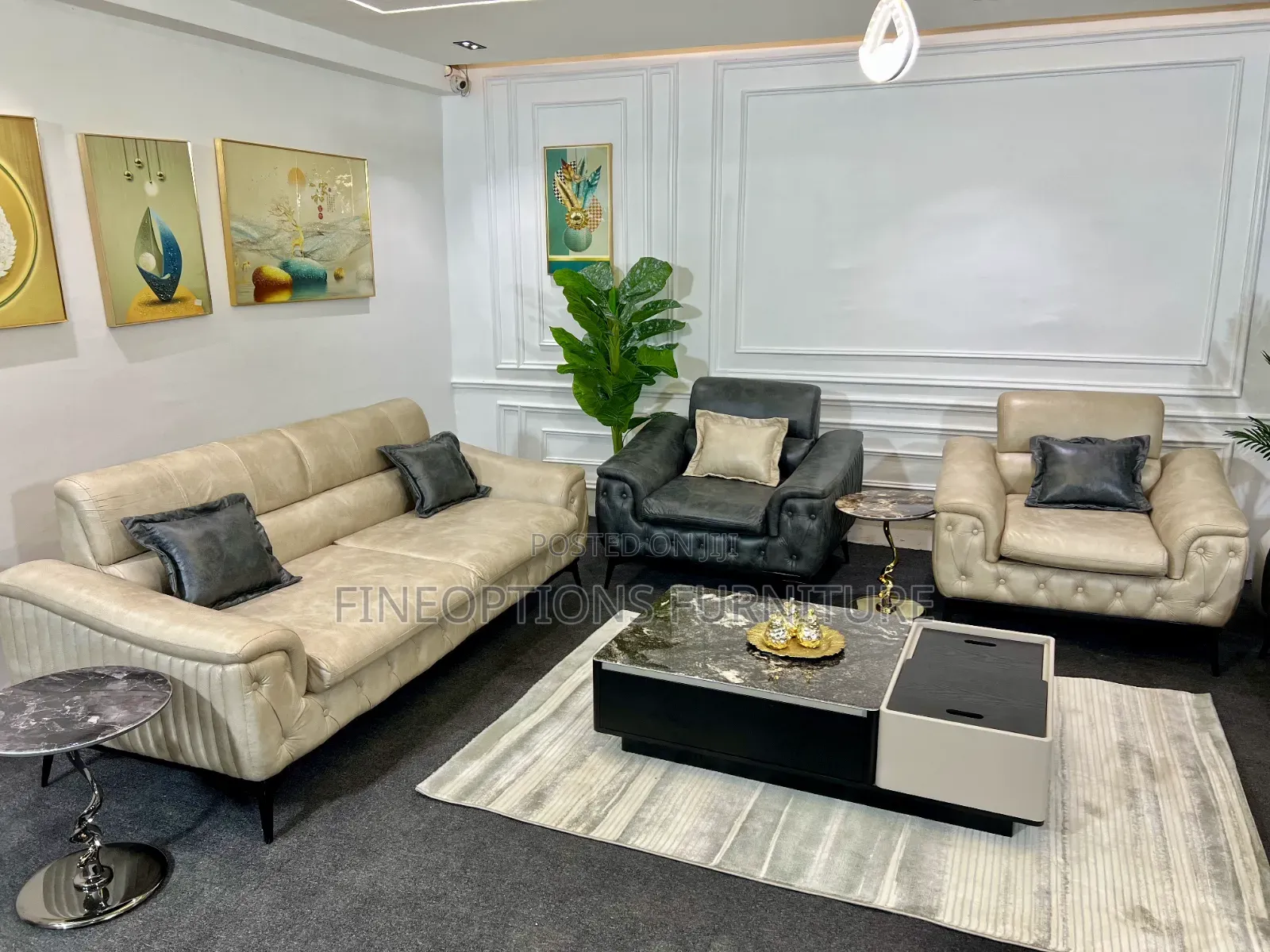 Alabaster Executive Sofa