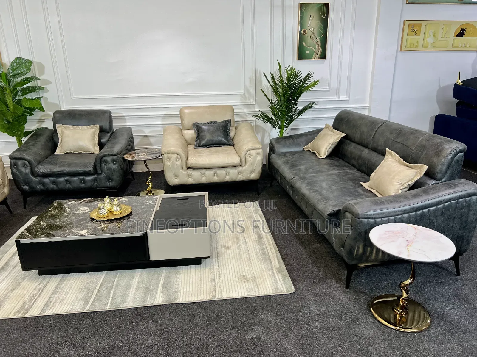 Alabaster Executive Sofa