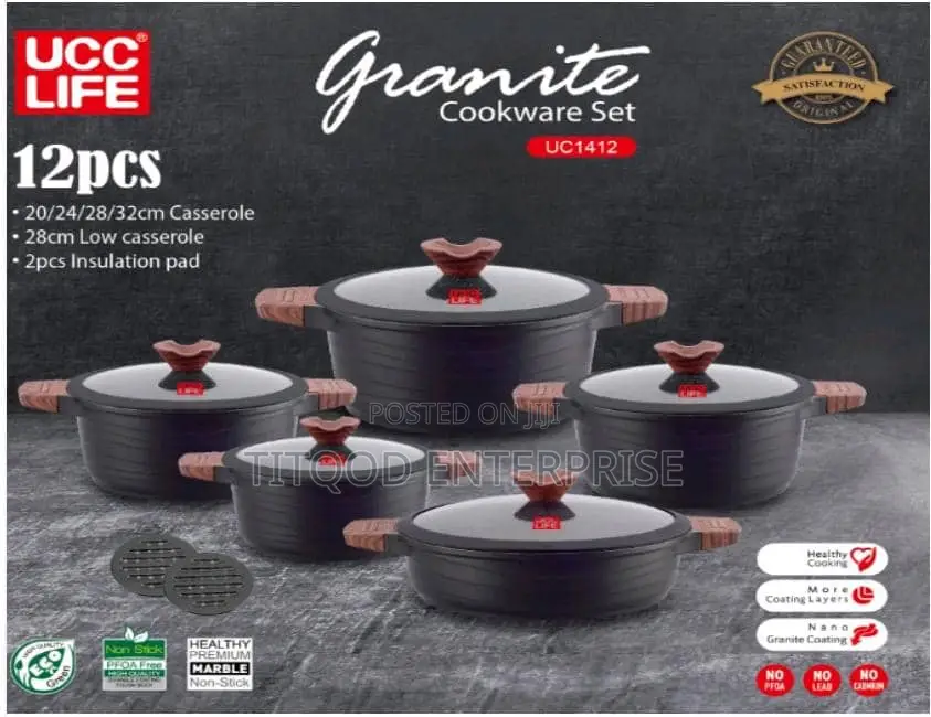 12 Pieces Granite Pot