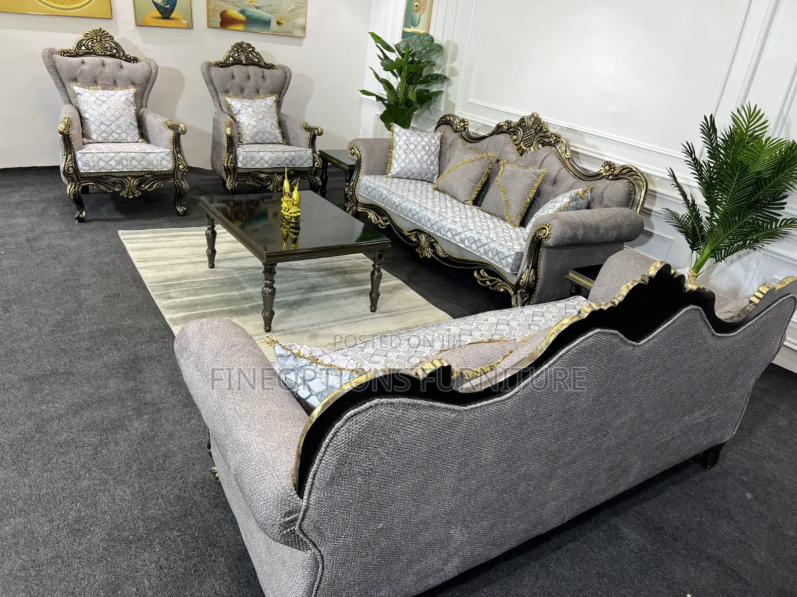 Platinum Monarch Sofa