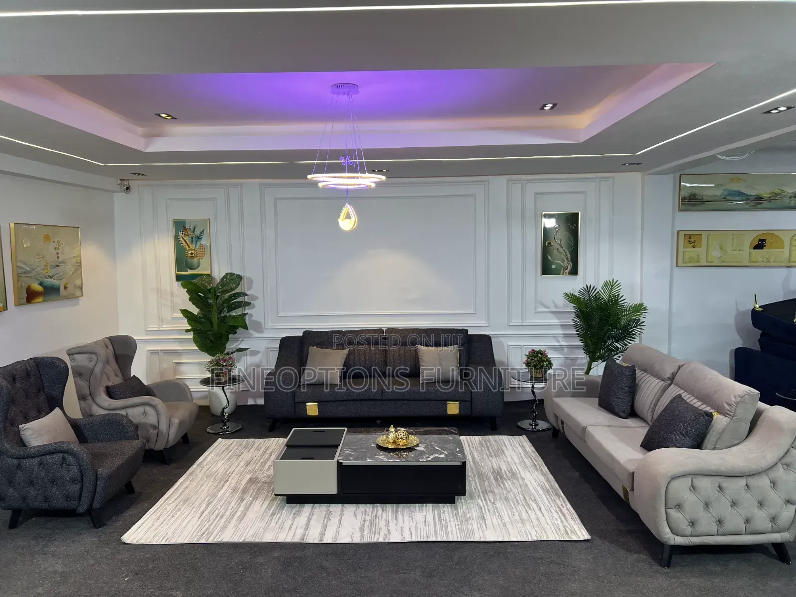 Alabaster Taupe Opulence Sofa