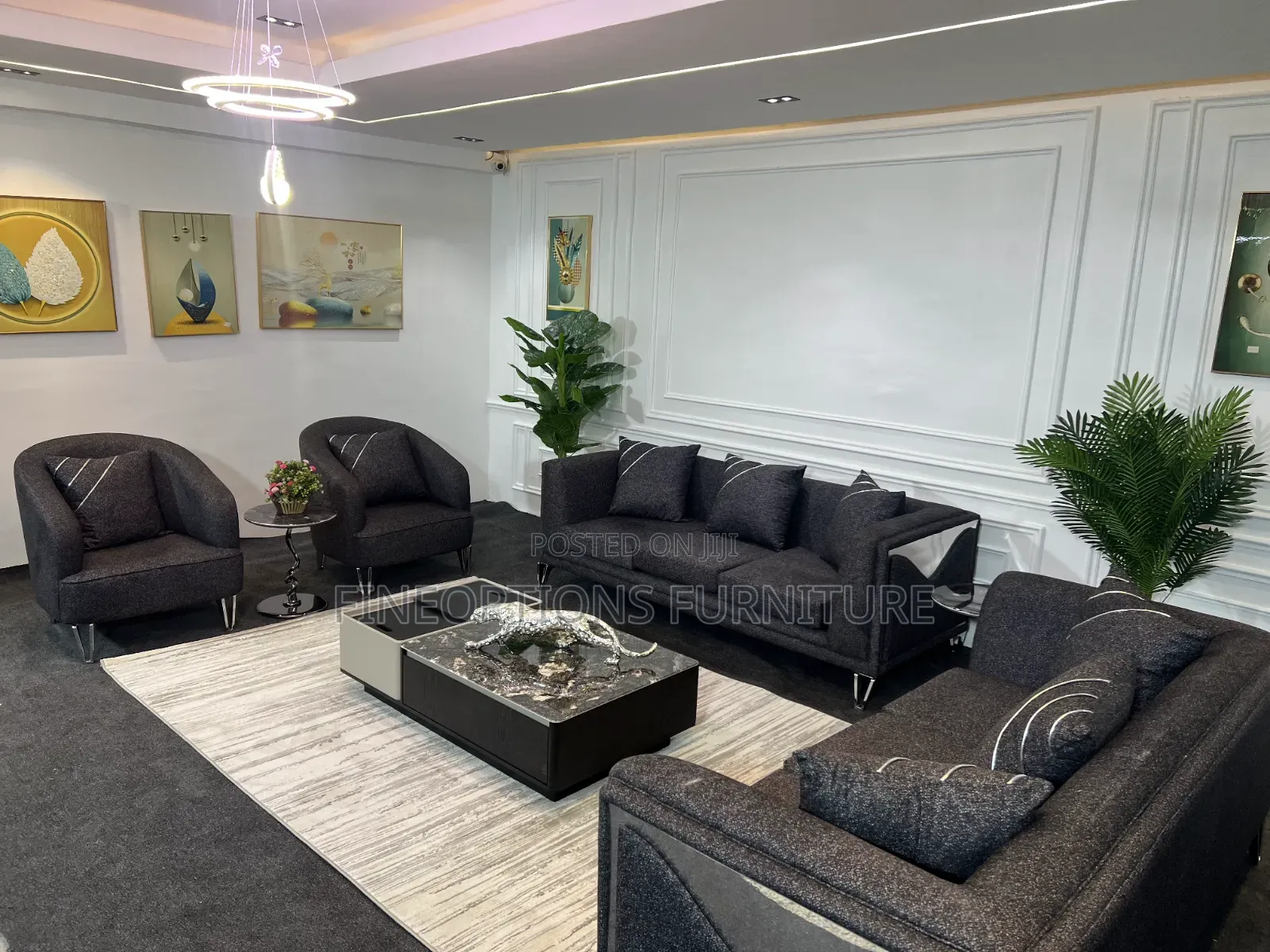 Midnight Sofa Set