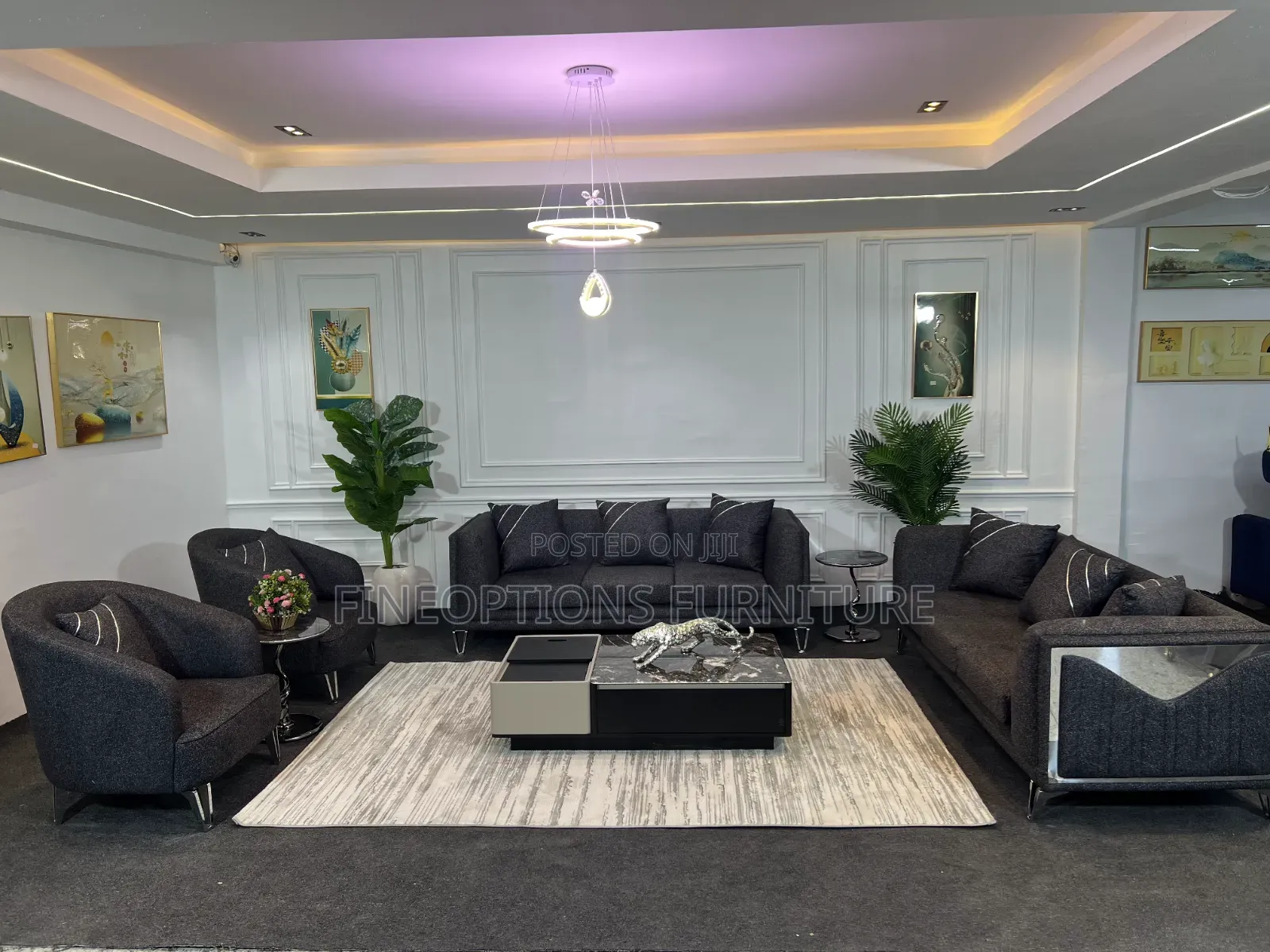 Midnight Sofa Set
