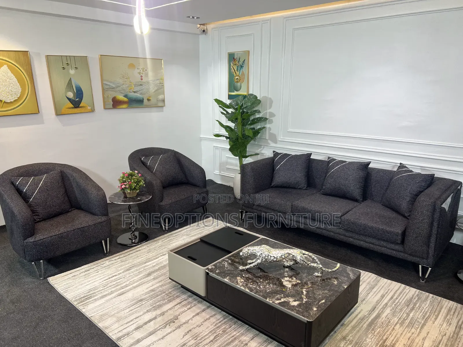 Midnight Sofa Set