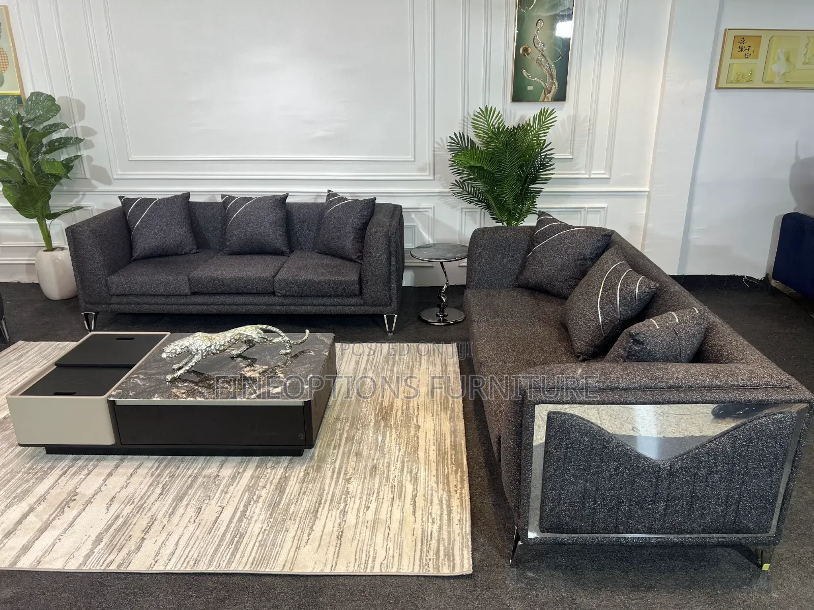 Midnight Sofa Set