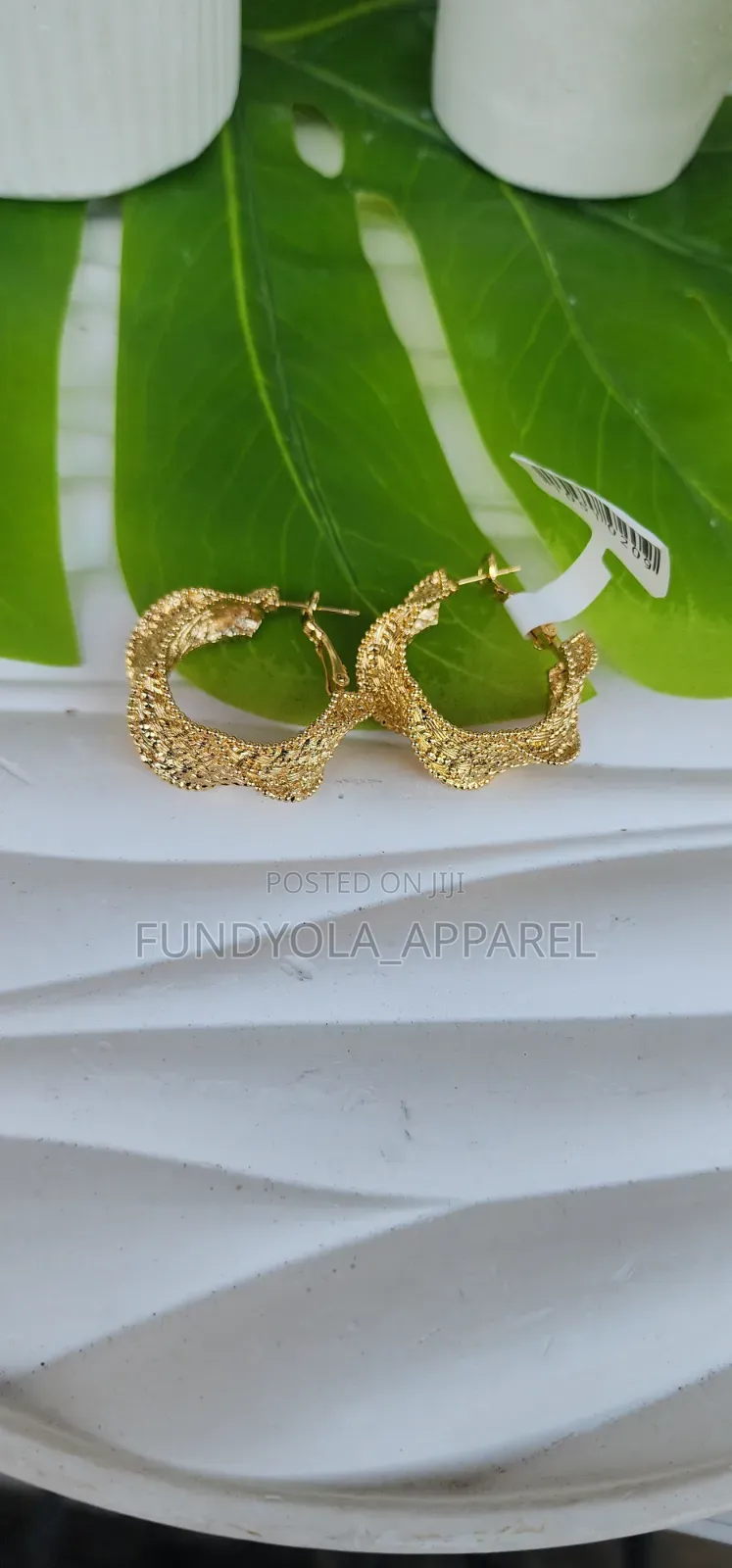 Loop Brazilian Copy Gold Earring