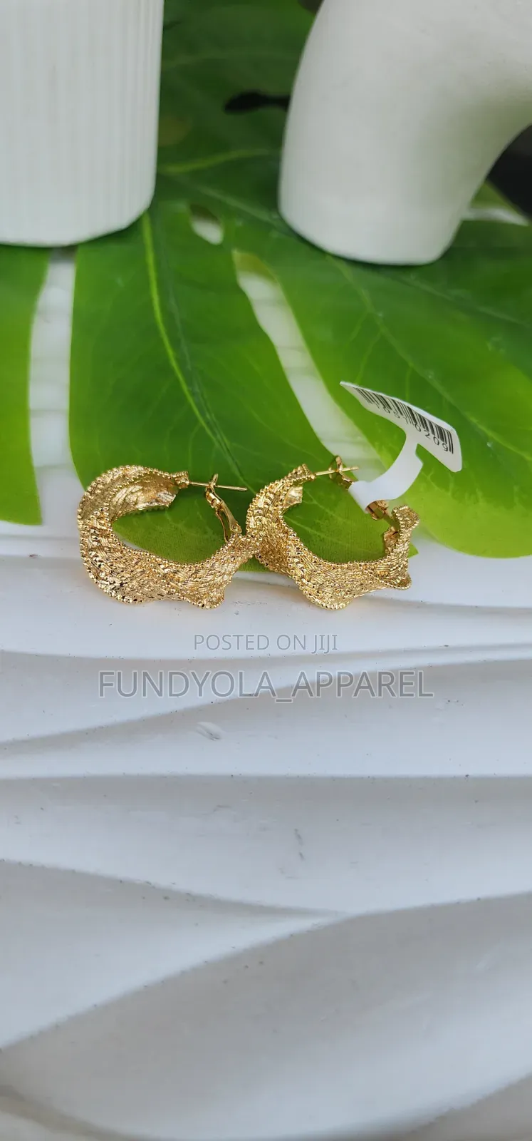 Loop Brazilian Copy Gold Earring