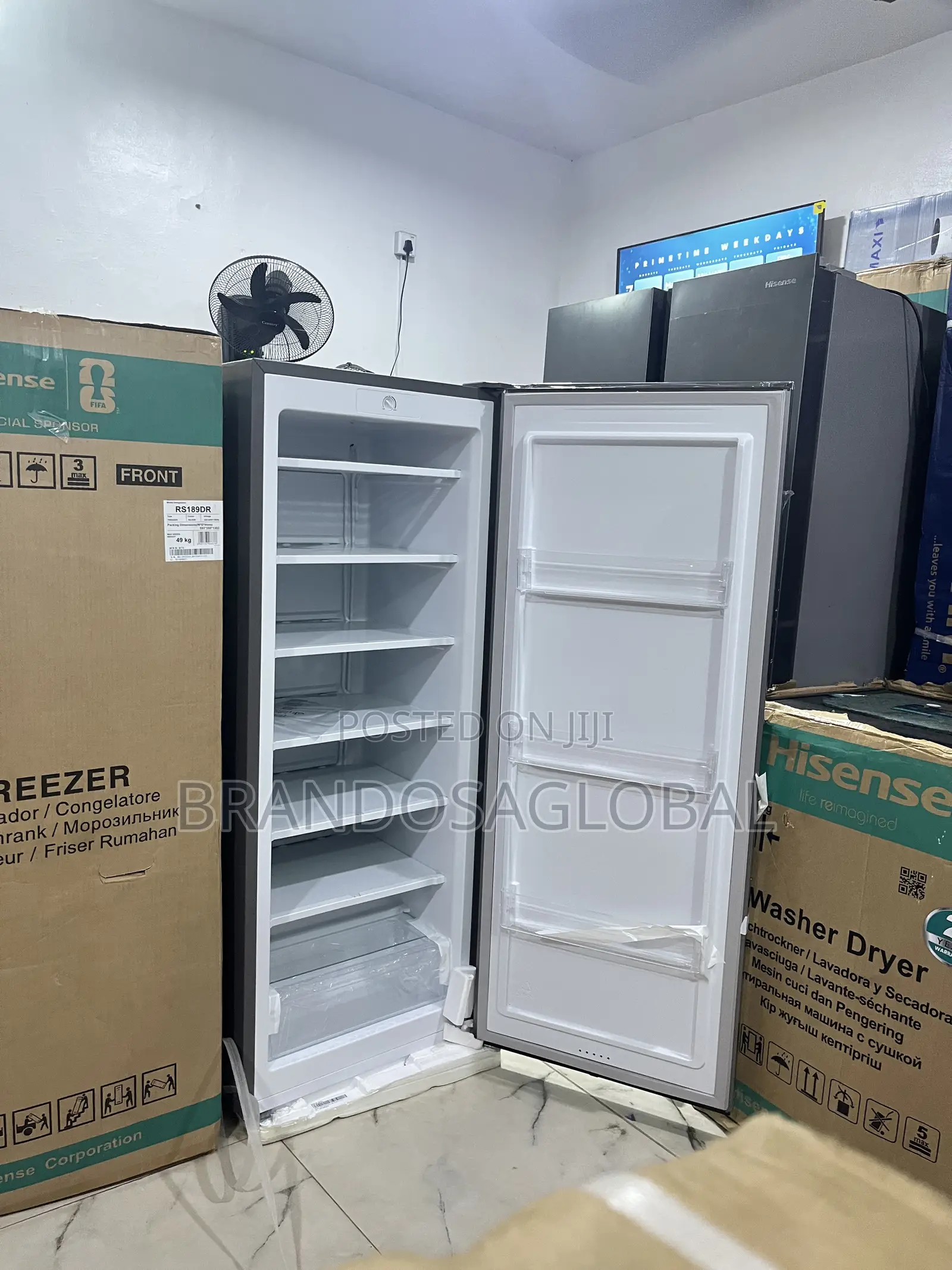Hisense 190l Upright Freezer Rs189dr – Durable Vertical Freezer