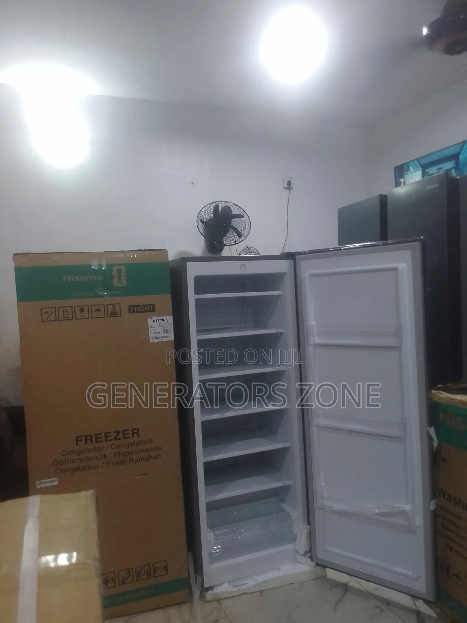 Hisense Rs-189dr 190l Upright Freezer With Drawer and Shelves