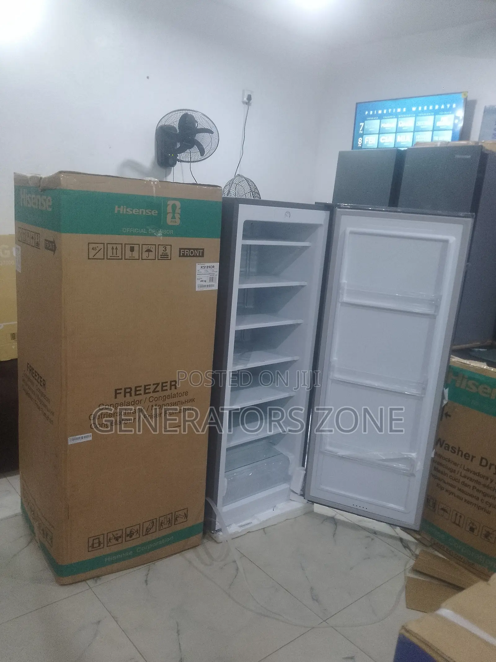 Hisense Rs-189dr Upright Freezer With Practical Organization
