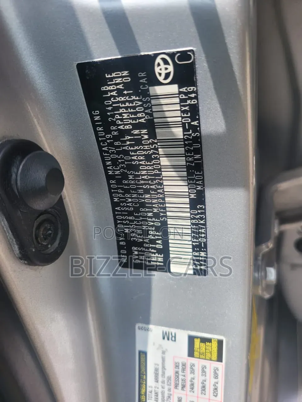 Toyota Corolla 2019 Silver