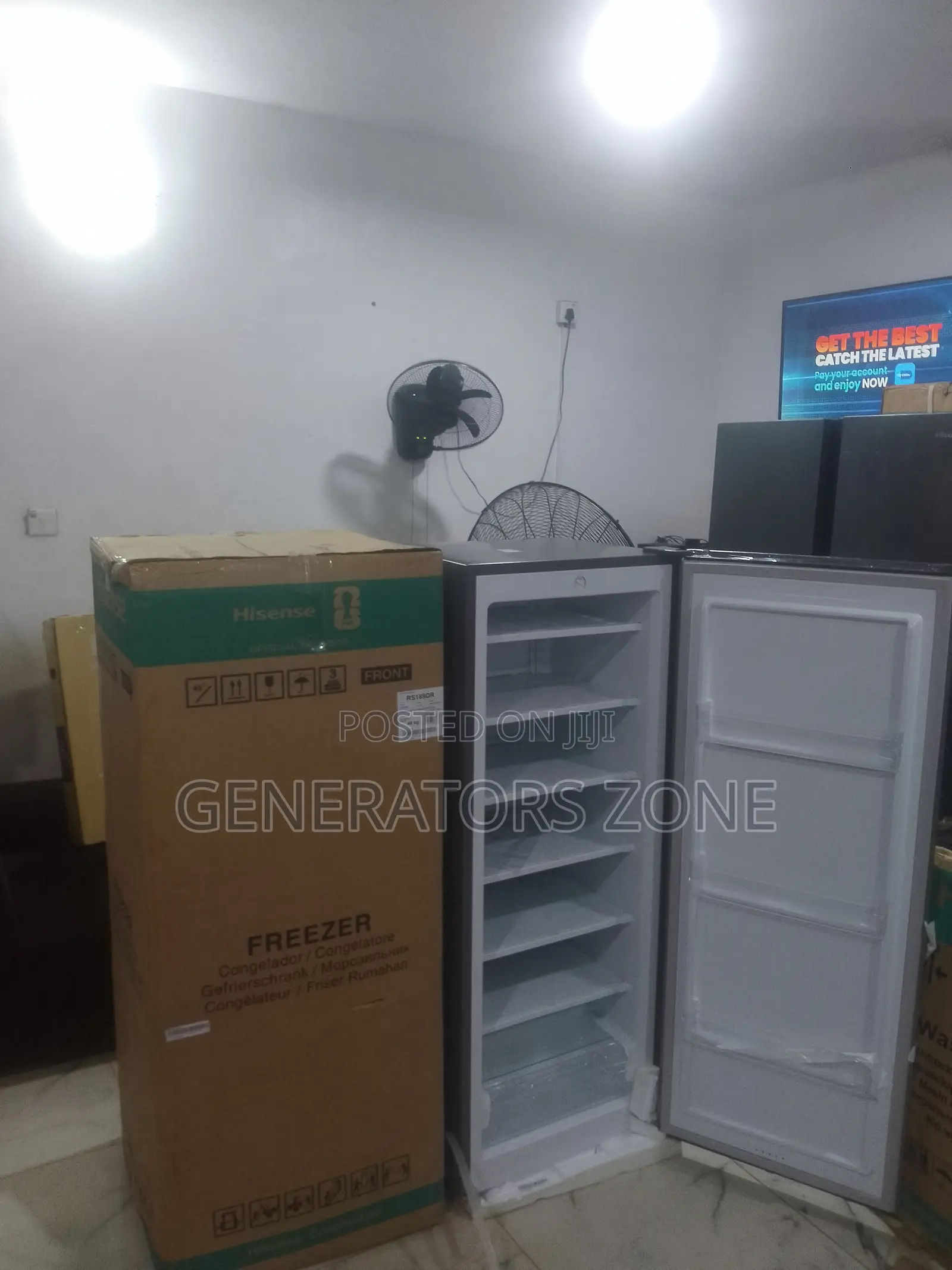 Hisense Rs-189dr Vertical Freezer With Fast Cooling Technology