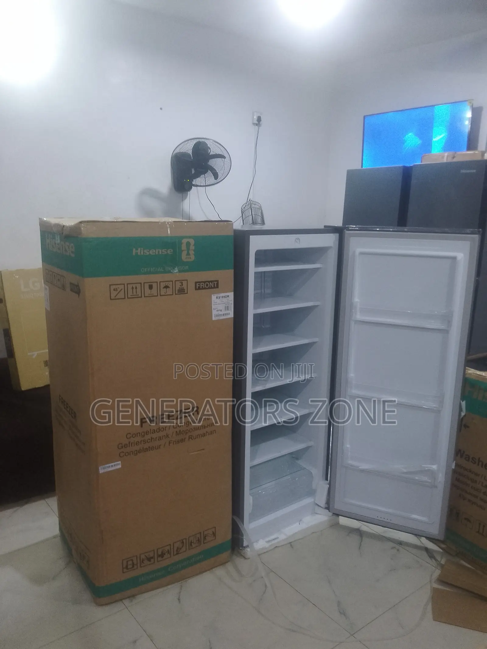 Hisense Rs-189dr Vertical Freezer With Fast Cooling Technology