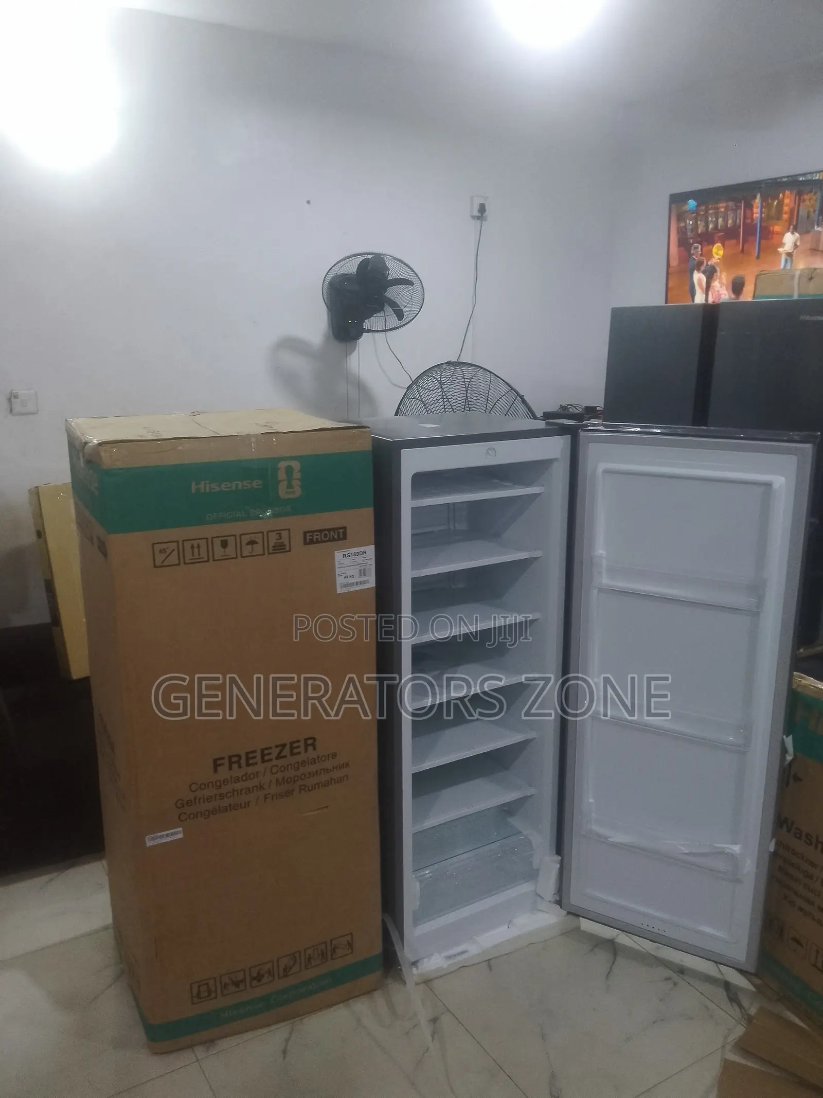 Hisense 190l Upright Freezer With Easy Access Shelves