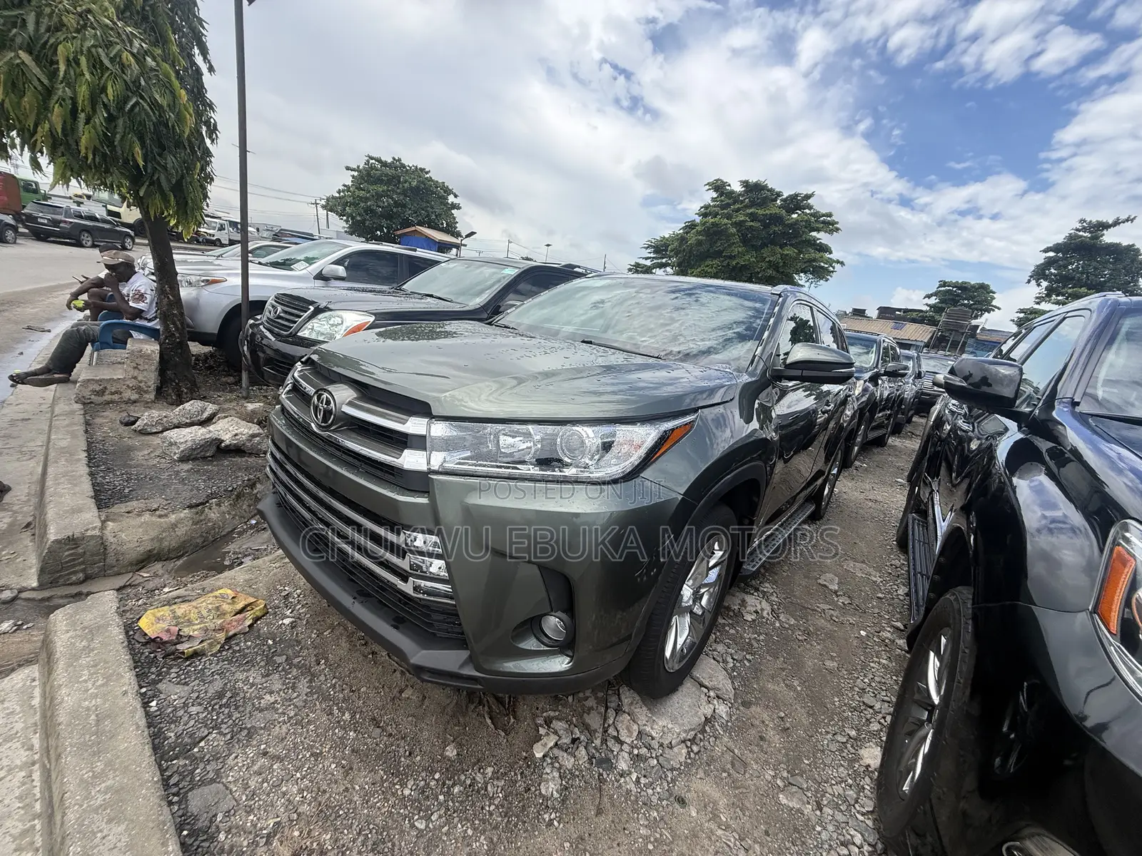 Toyota Highlander Limited 4x4 V6 (3.5L 6cyl 8A) 2017 Green