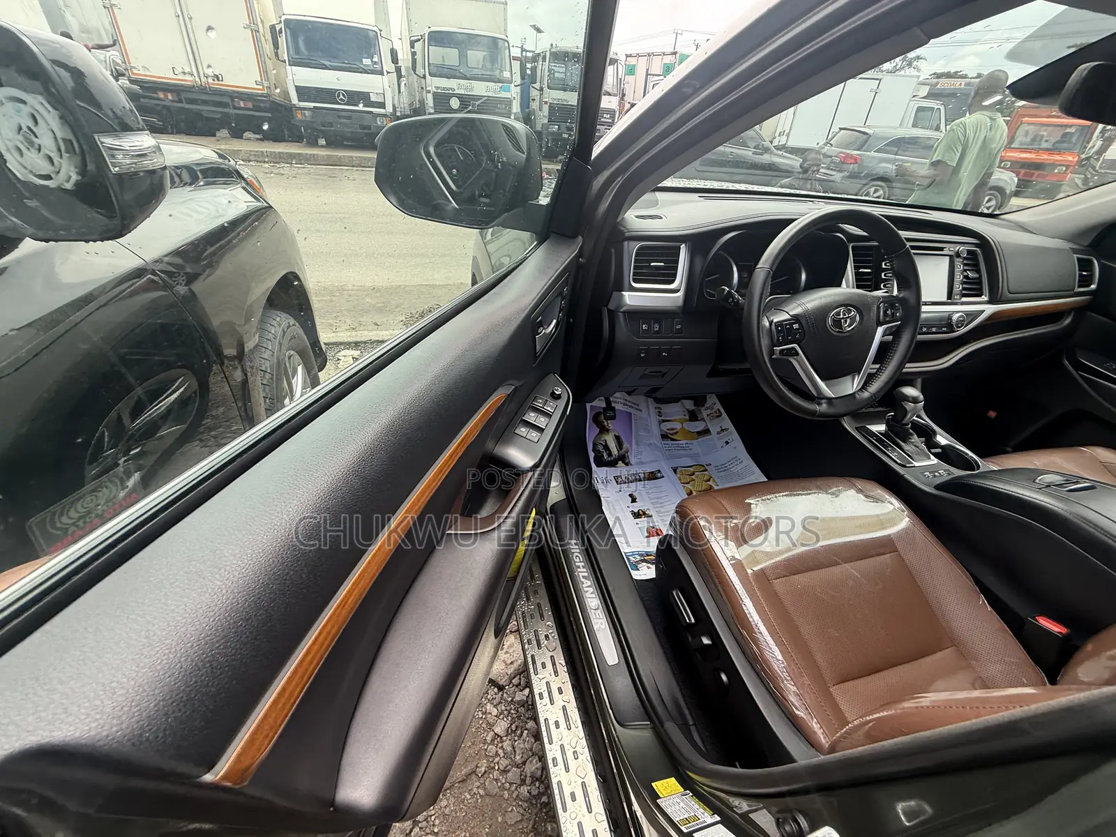 Toyota Highlander Limited 4x4 V6 (3.5L 6cyl 8A) 2017 Green