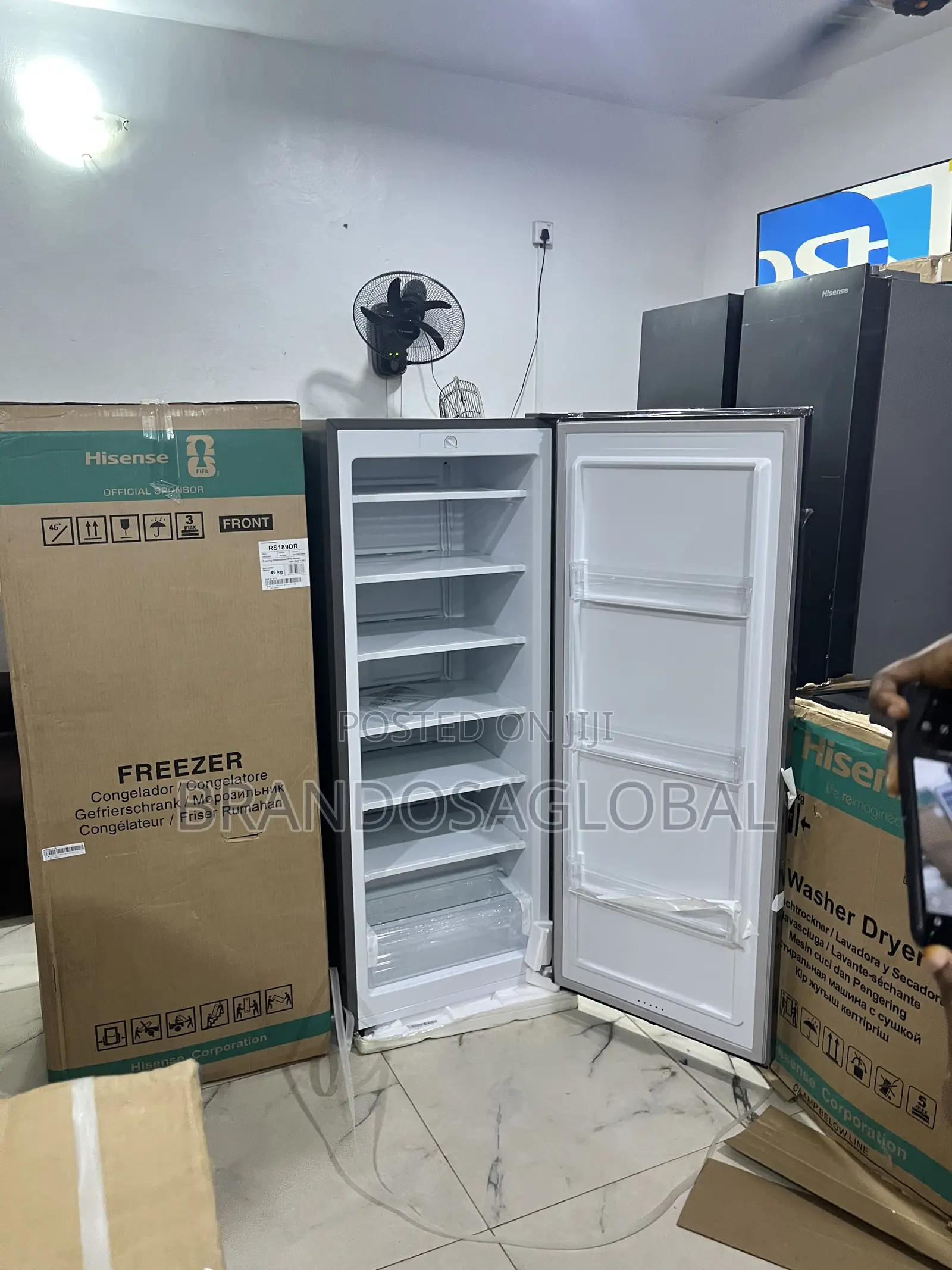 Hisense Rs189dr Vertical Freezer – Home and Business Freezer