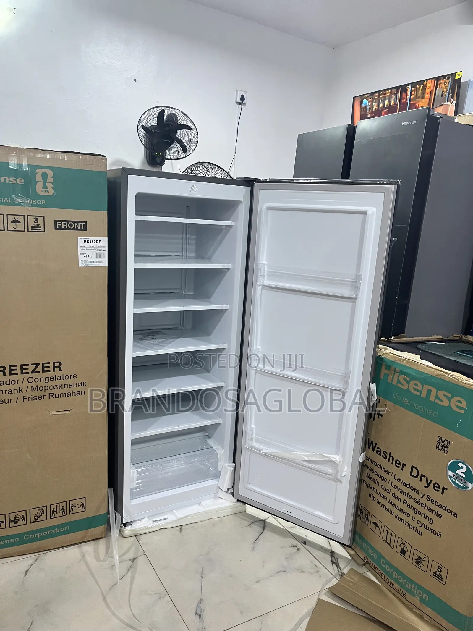 Hisense 190l Upright Freezer Rs189dr – Reliable Cooling Appliance