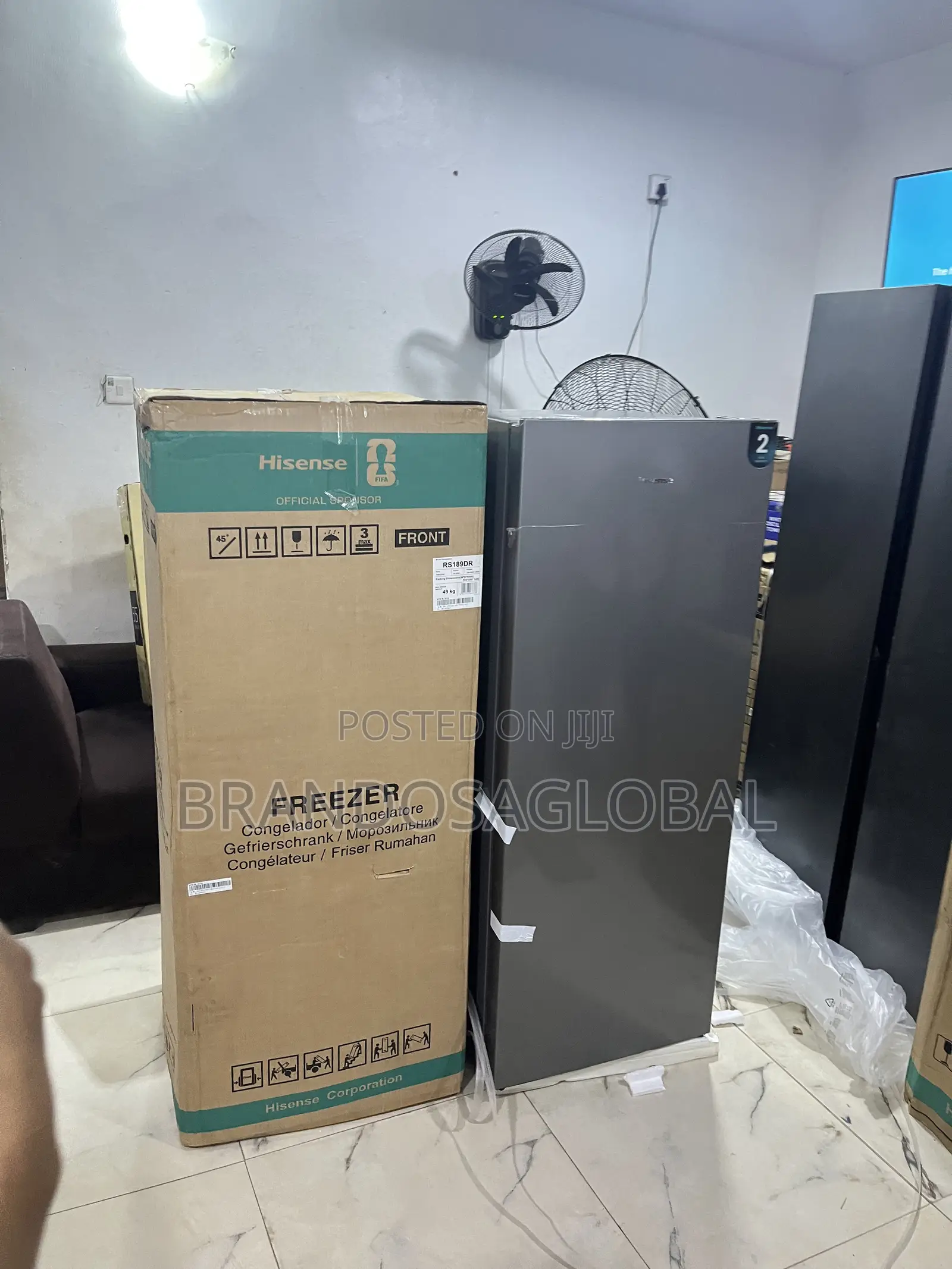 Hisense Rs189dr Standing Freezer – Stylish Vertical Freezer