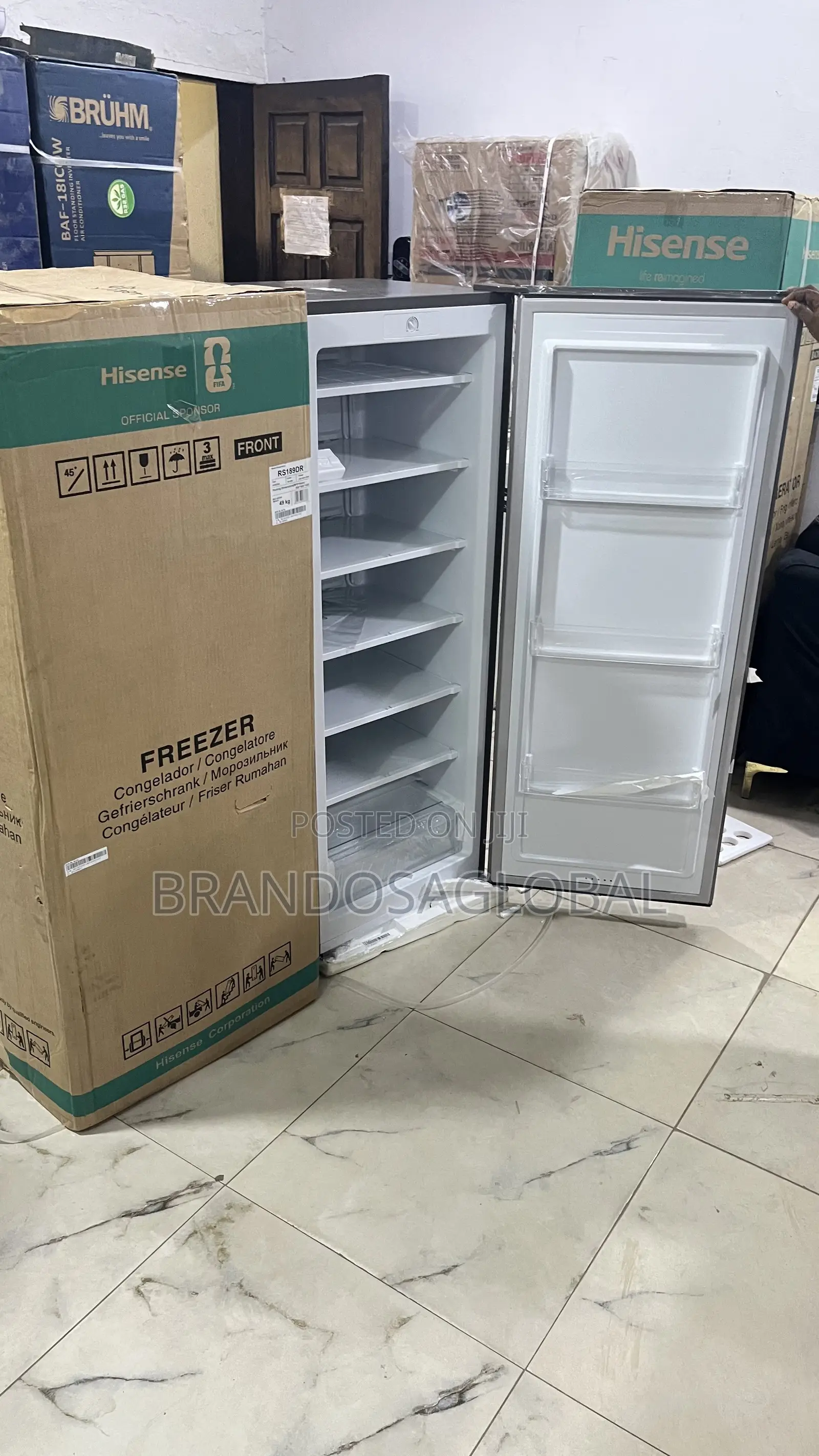 Hisense 190l Upright Freezer Rs189dr – Large Upright Food Freezer