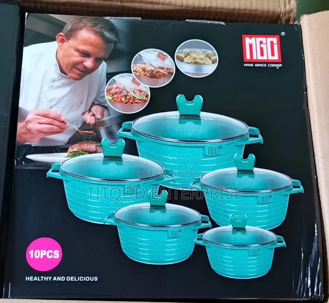 10 Pieces Cookware Set