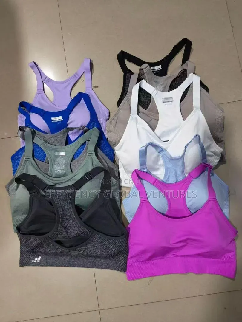 6-Pack Women's Seamless Sports Bra Set
