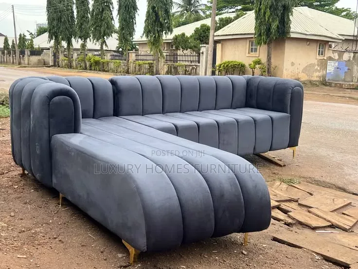 Solid 7 Sitters L Shape Sofa
