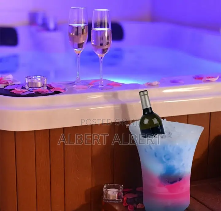 Wine Champagne Bucket With Led Light And Bluetooth Speaker