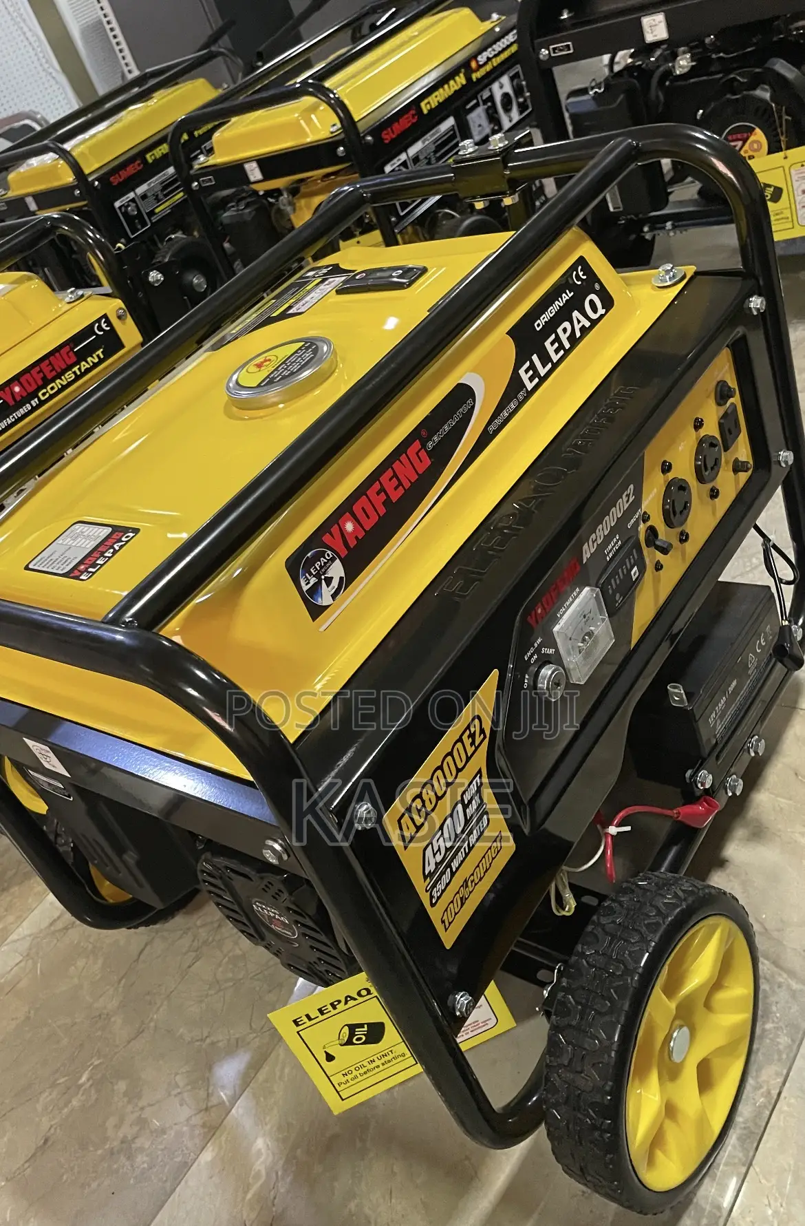 Ac8000e2 4.5kva Original Elepaq Petrol Key Generator