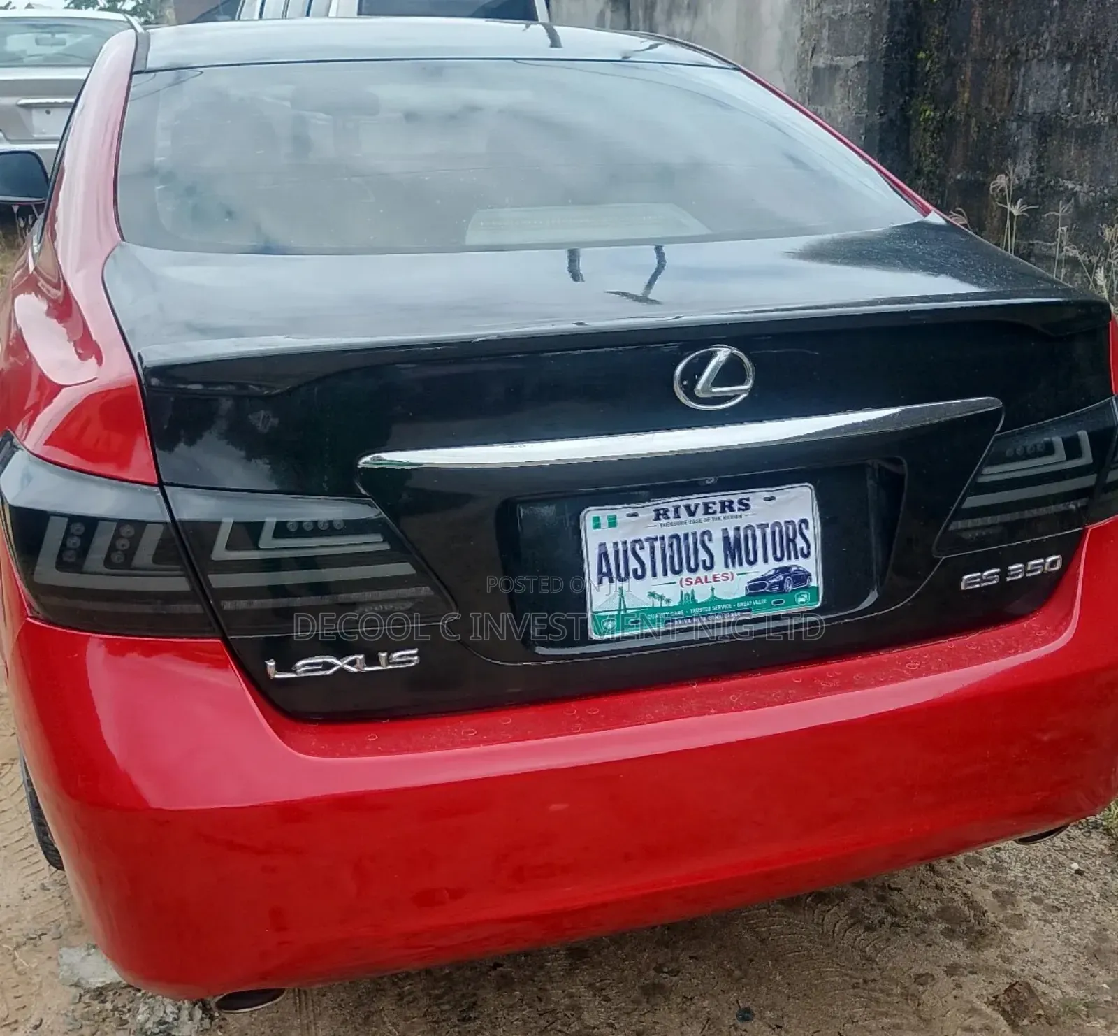 Lexus ES 350 2008 Red