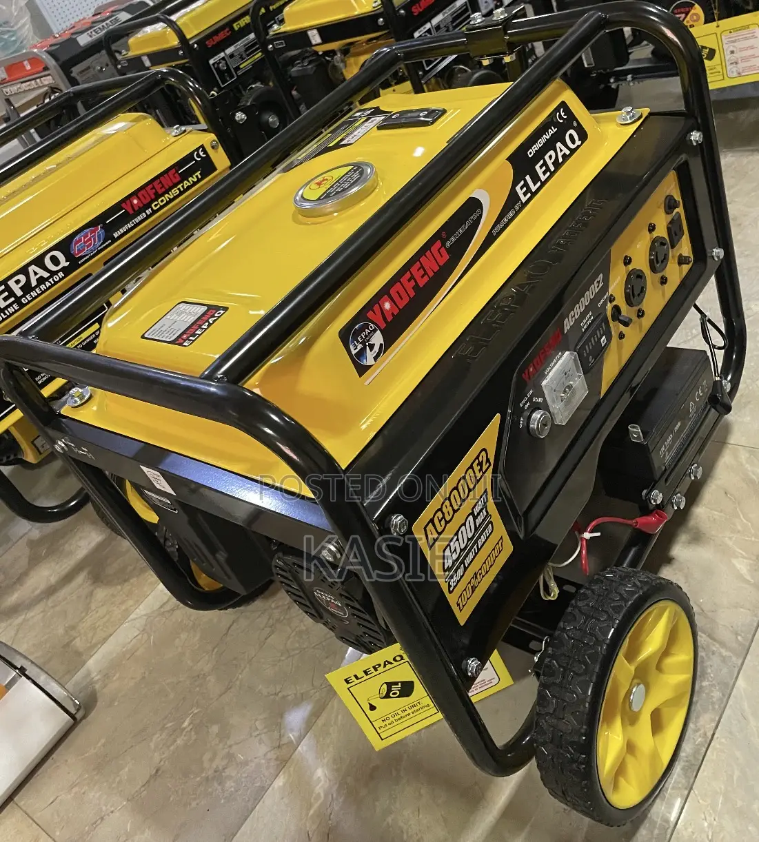 Ac8000e2 4.5kva Original Elepaq Petrol Key Generator