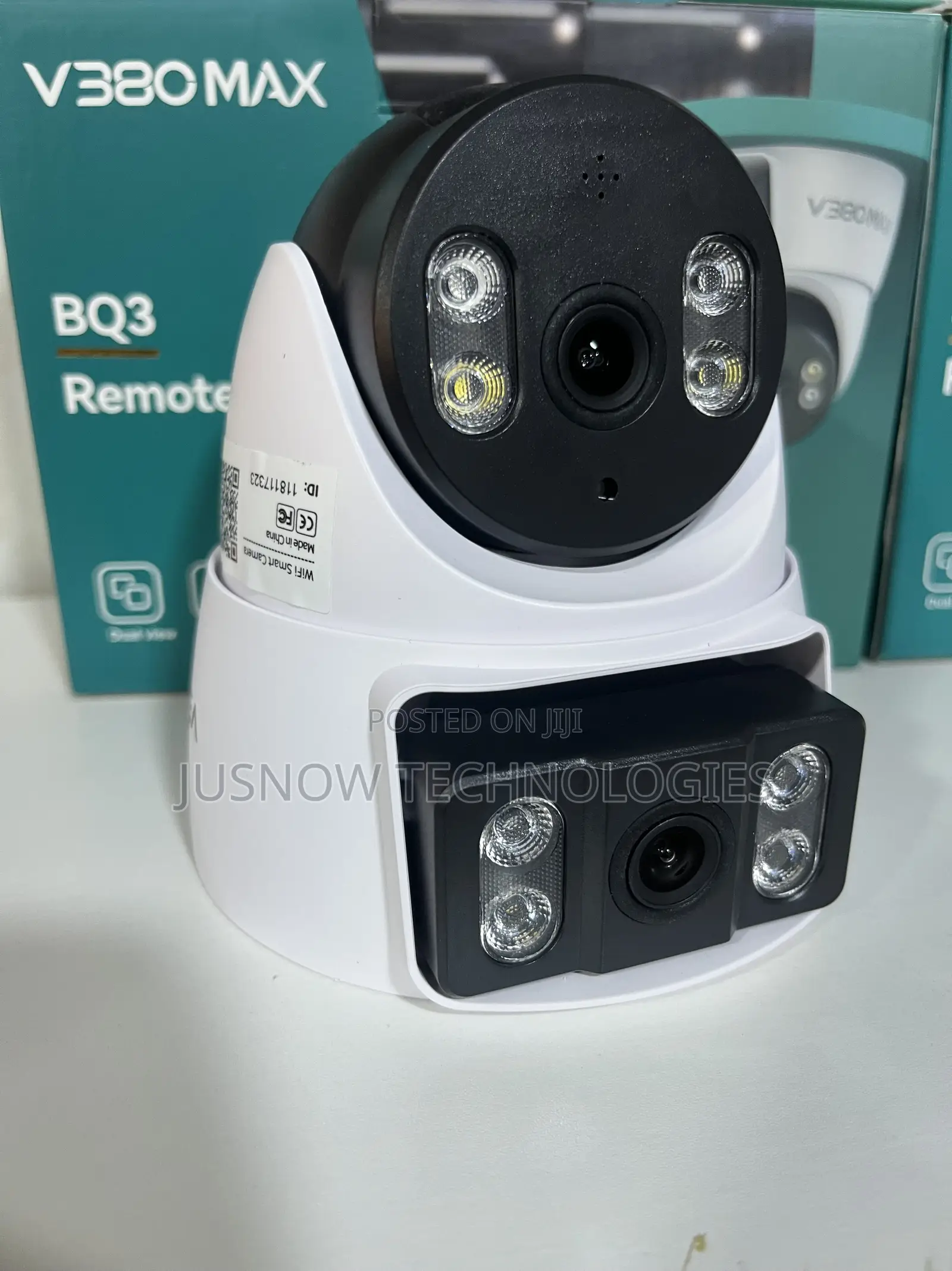 Dual Lens Indoor Wifi Camera – Ptz, Full Color Night Vision