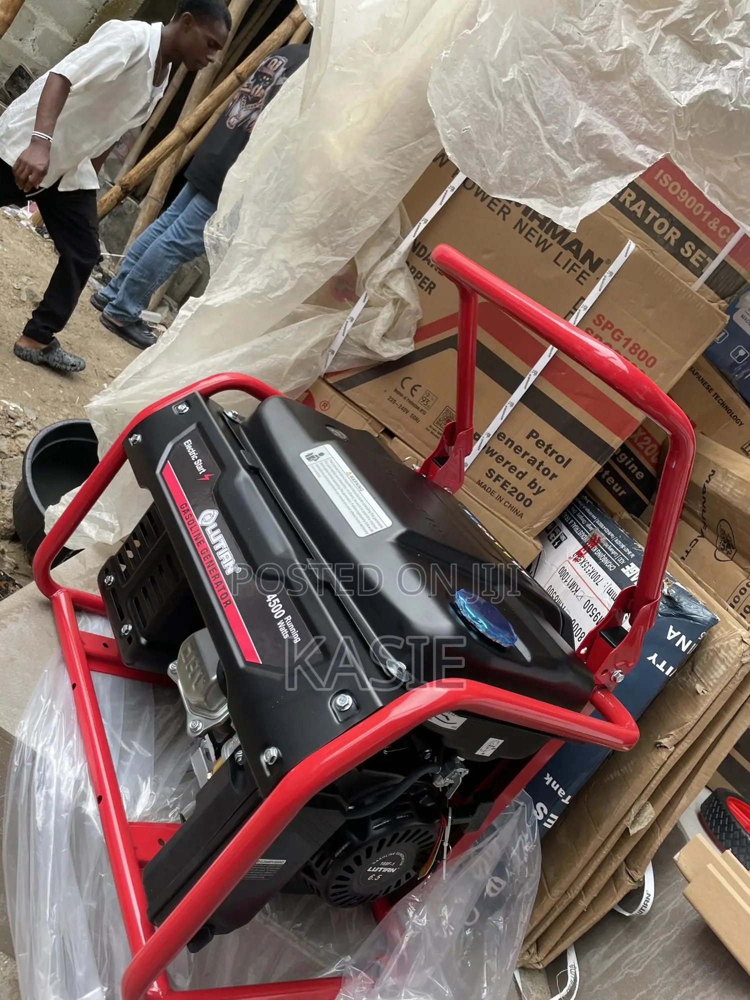4.5kva Lutian Petrol Powerful Key Starts Generator