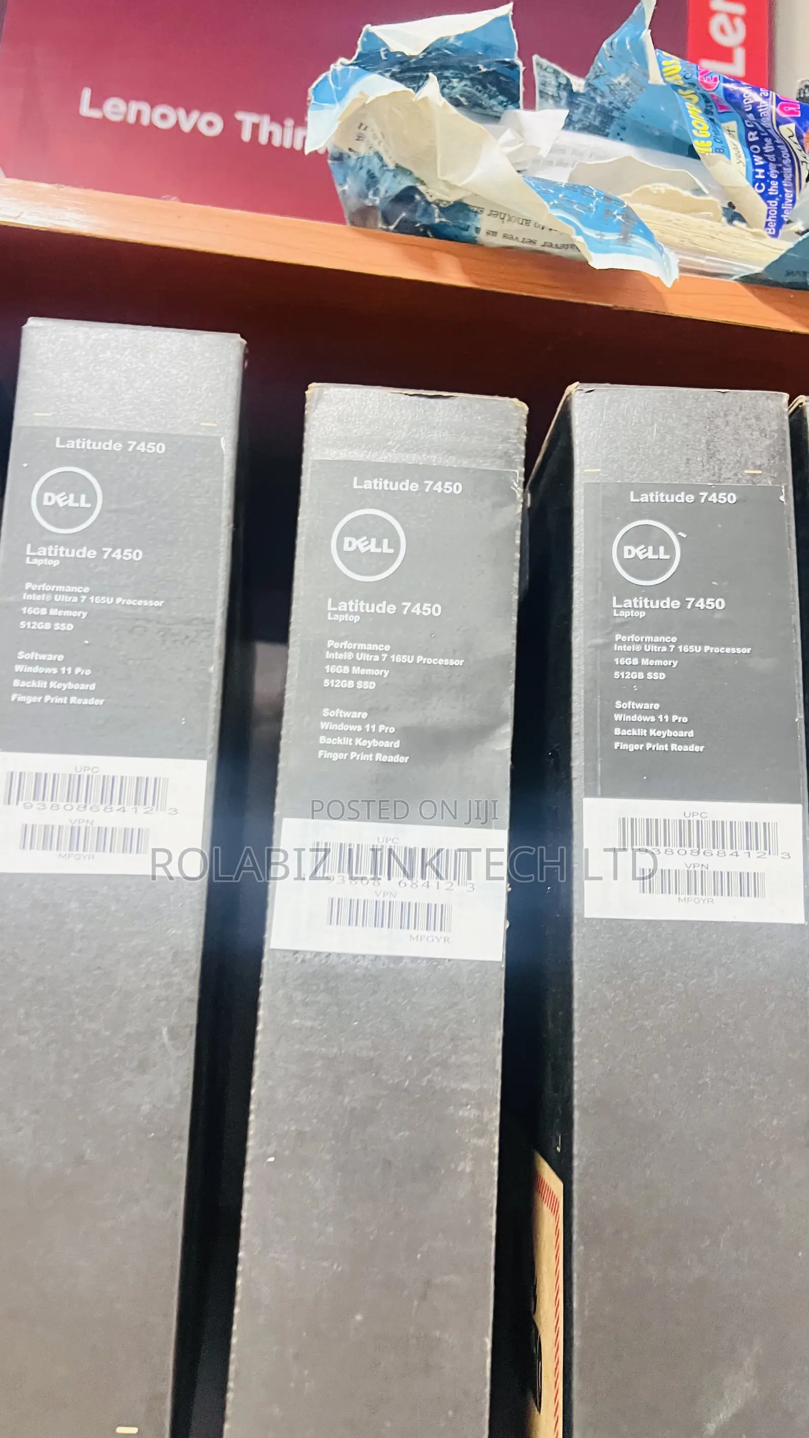 New Laptop Dell Latitude 7450 16GB Intel Core Ultra 7 SSD 512GB