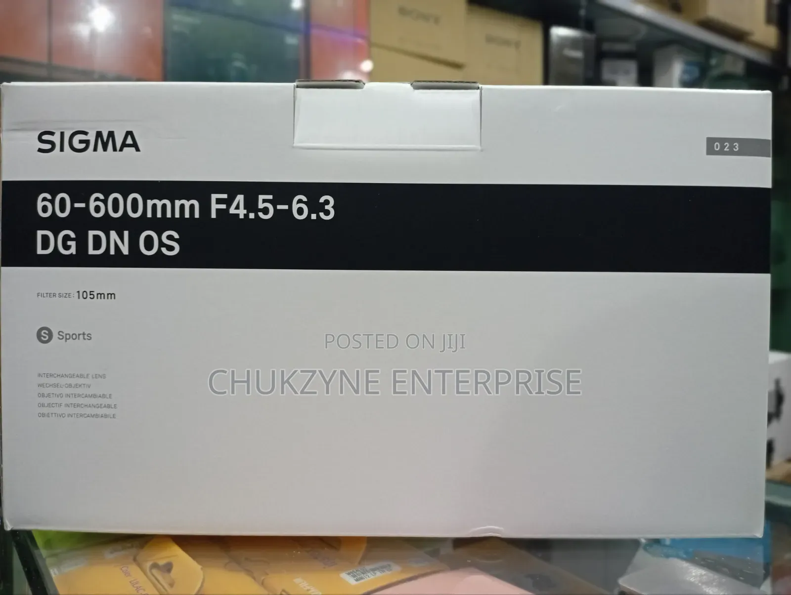 Sigma 60-600mm F4.5-6.3 Dg Dn Os