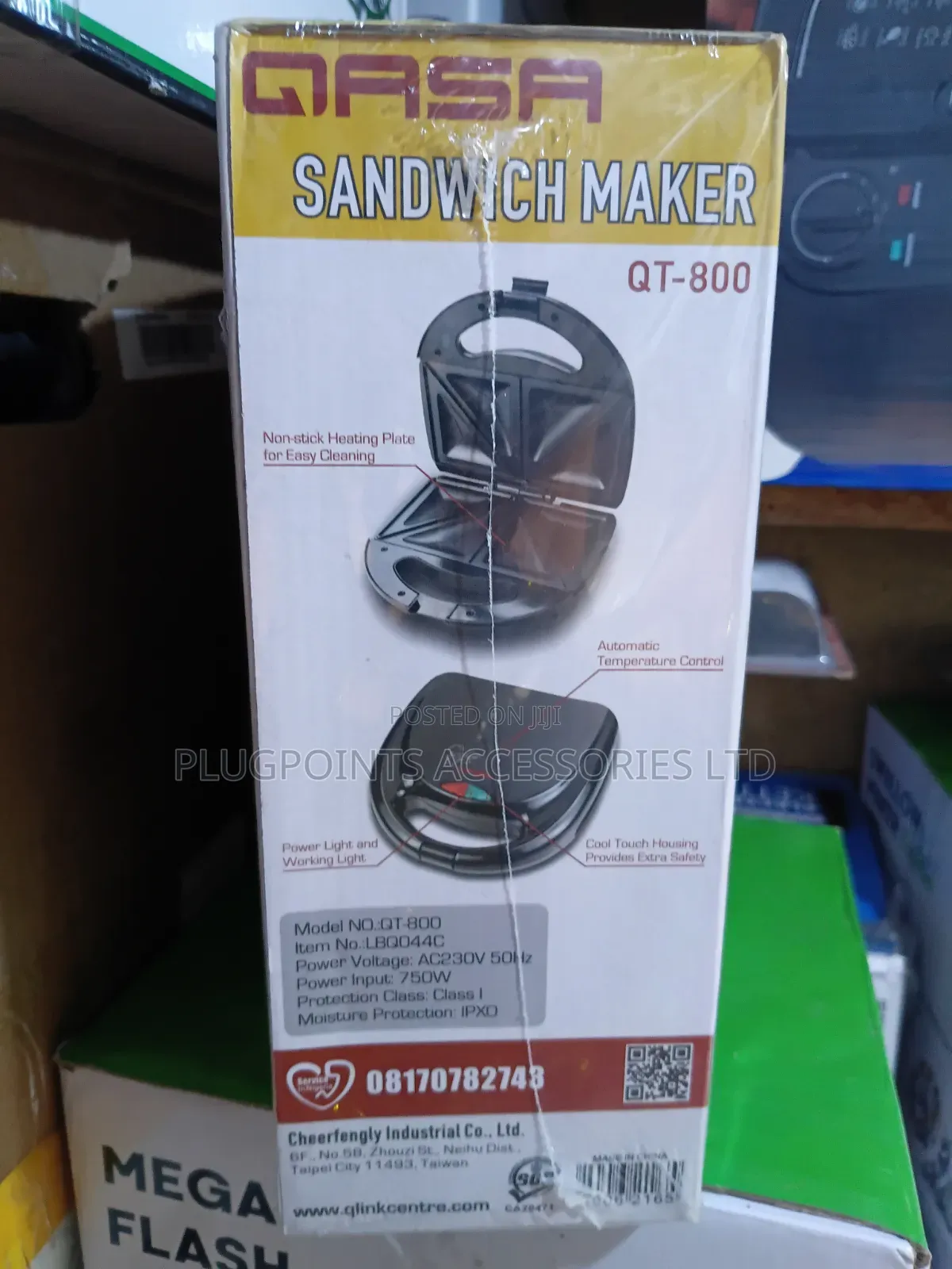 Qasa 2slice Sandwich Maker /Toaster